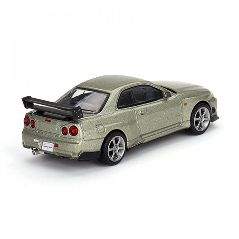 Mini GT 1:64 Diecast - Nissan Skyline GT-R (R34) Tommykaira R-z, Millenium Jade - 697-R