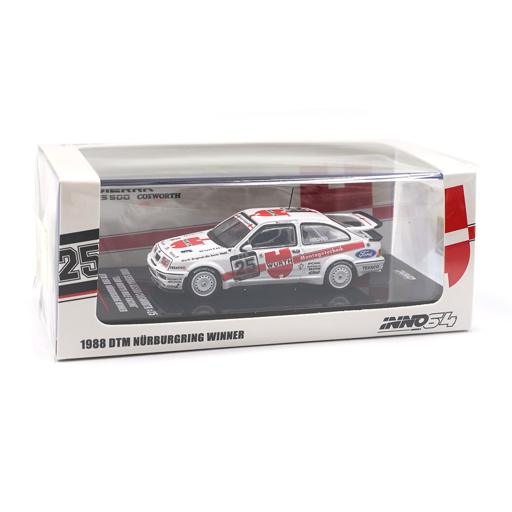 INNO64 1:64 Scale Diecast - FORD SIERRA RS500 Cosworth 1989 DTM Nurburgring Winner
