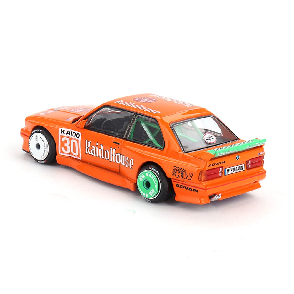 Mini GT 1:64 Kaido House - 1989 BMW M3 (E30) KAIDOHAUS V1, Orange - KHMG177