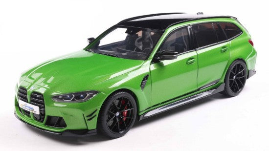 SOLIDO 1:18 Scale - 2024 BMW M3 (G81) Touring w/Performance Parts, Green Metallic - S1813703