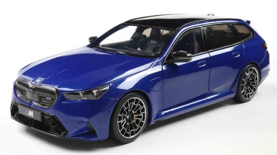 SOLIDO 1:18 Scale - 2025 BMW M5 Touring, Marina Bay Blue Metallic - S1814801