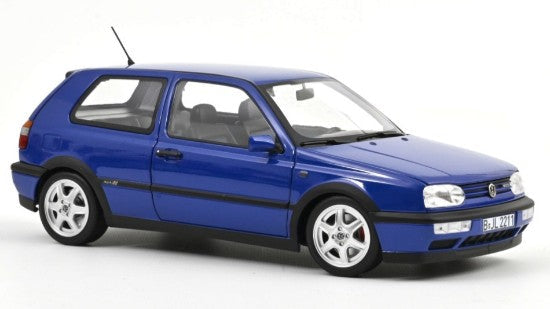 Norev 1:18 Scale Diecast - 1994 VW Volkswagen Golf Mk3, Jazz Blue - 188506