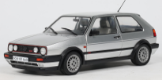SOLIDO 1:18 Diecast, 1989 VOLKSWAGEN GOLF Mk2 GTi G60, Diamond Silver - S1812702