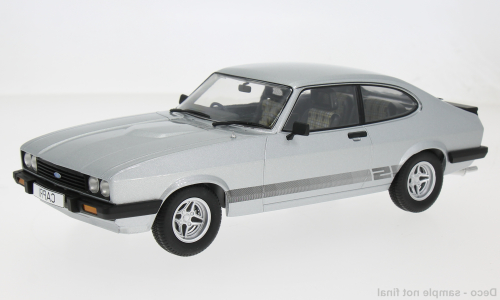 MCG 1:18 Scale Diecast - Ford Capri Mk III, Silver - MCG18398