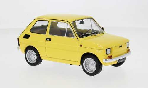 MCG 1:18 Diecast - 1972 Fiat 126, Yellow - MCG18667
