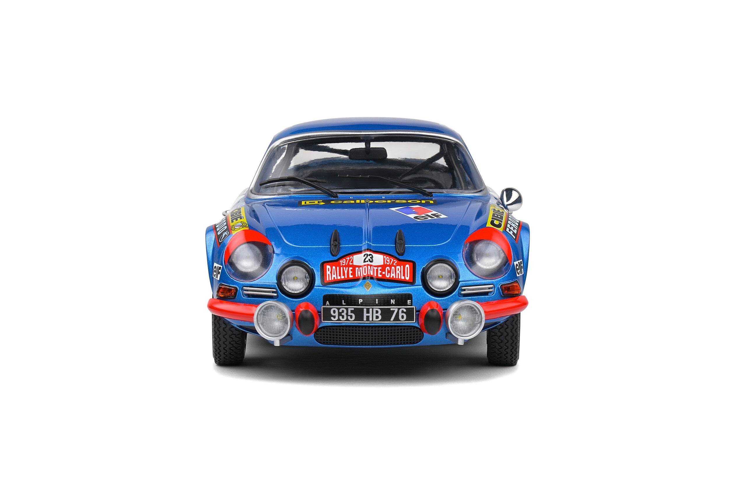 SOLIDO 1:18 Scale Diecast - Alpine A110 1600S 1972 Rallye Monte-Carlo - Nicolas/ Vial #23 - S1804208