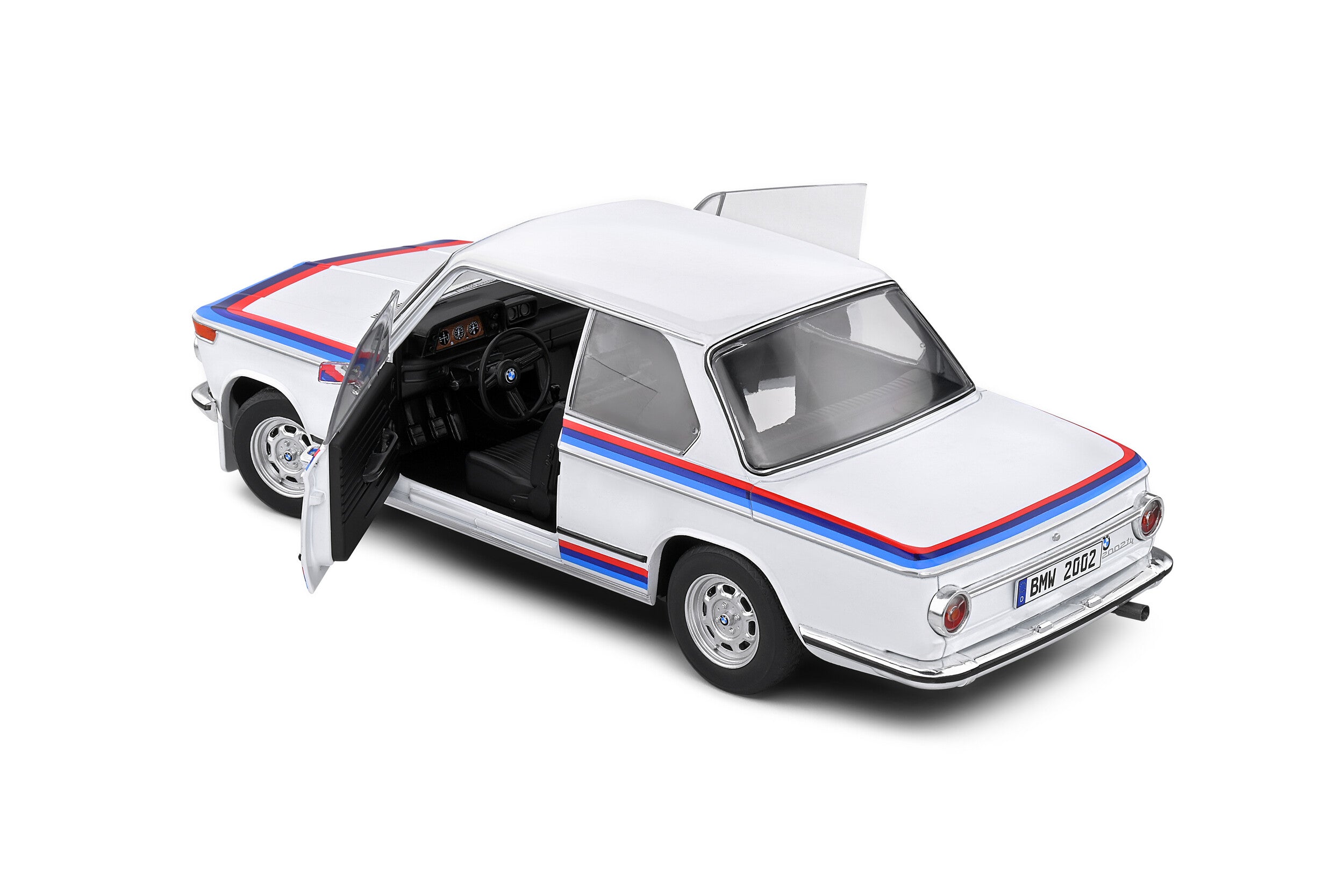 SOLIDO 1:18 Scale Diecast Model, 1971 BMW 2002 Tii Turbo Evocation - S1808602