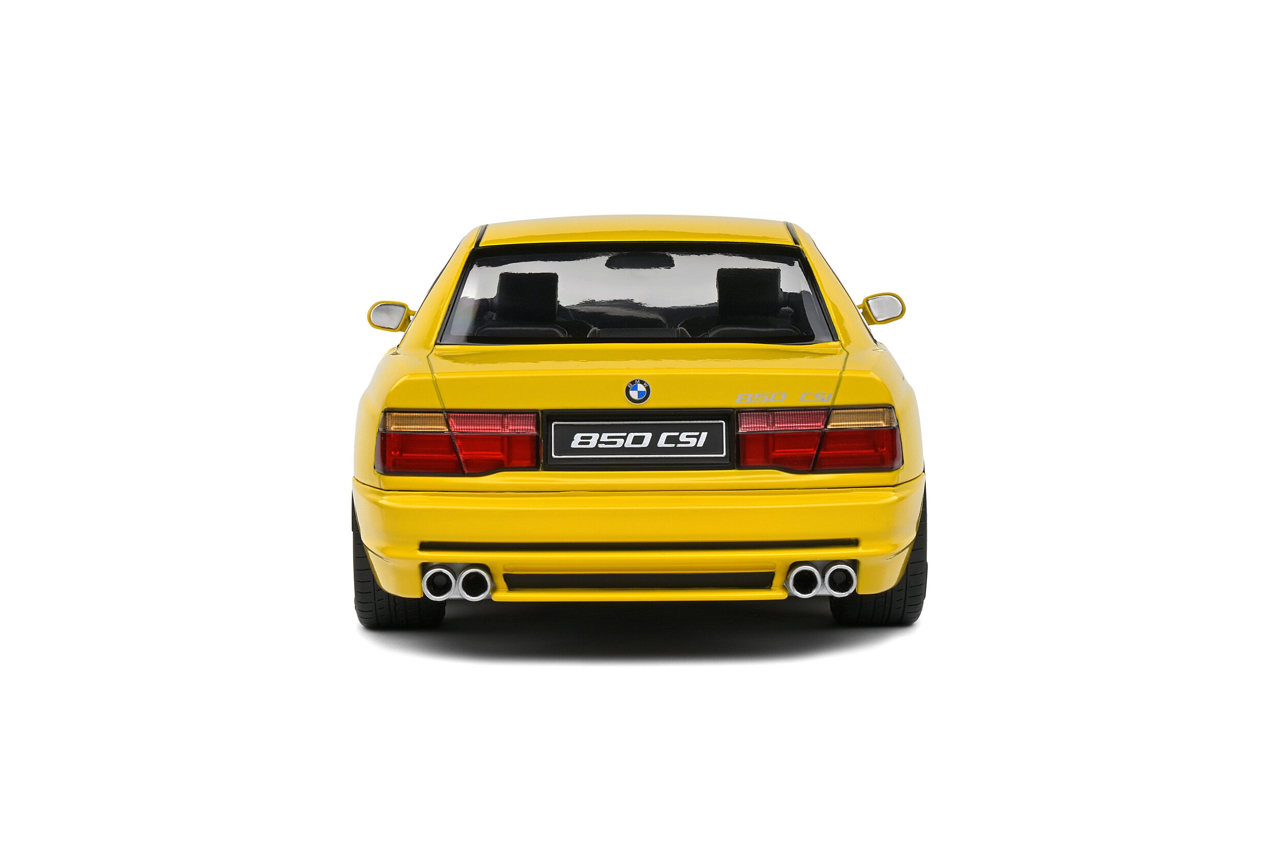 Solido 1:18 Diecast - 1991 BMW 850 (E31) CSI, Yellow - S1807005 - FAULTY