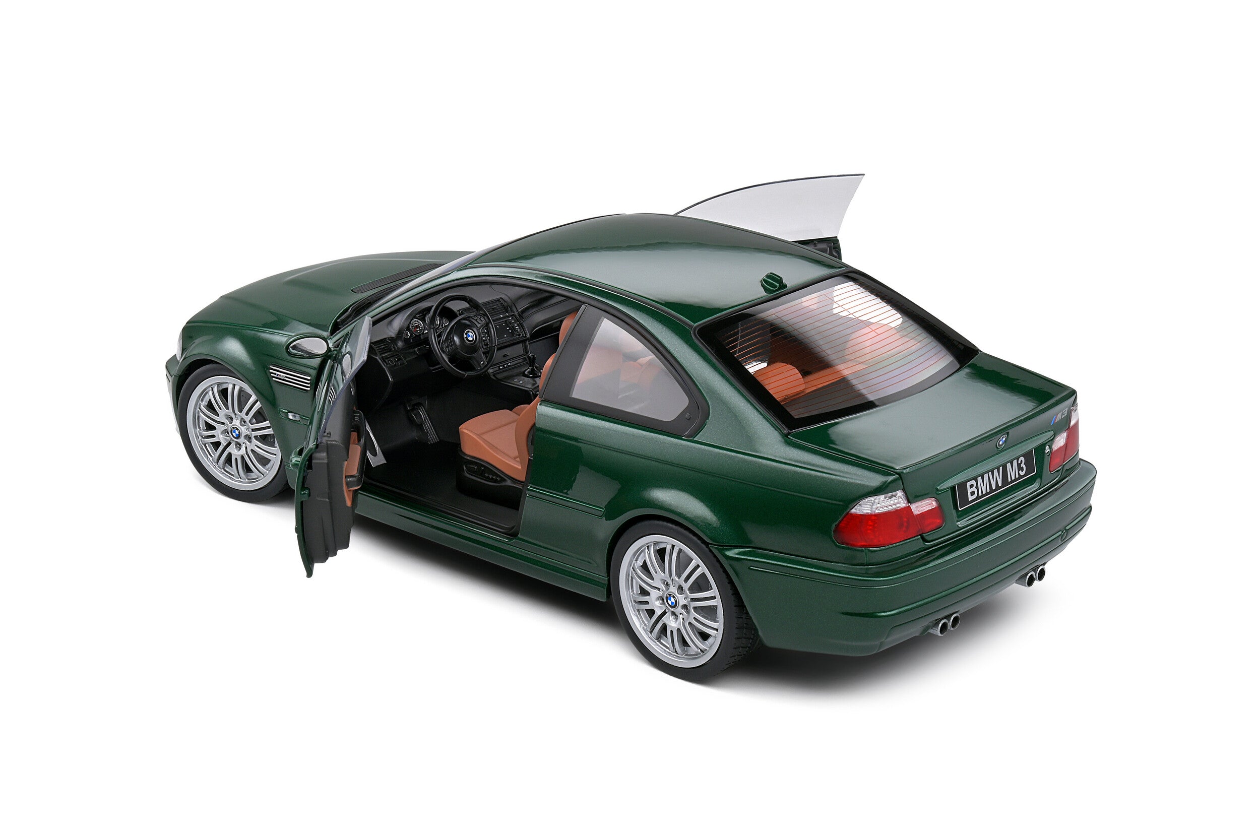 SOLIDO 1:18 Scale Diecast Model, BMW E46 M3 Coupe in Oxford Green
