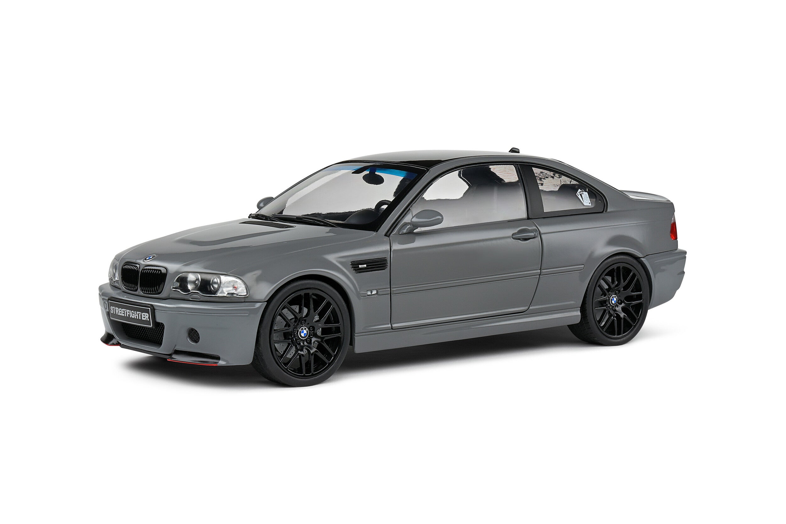 SOLIDO 1:18 Scale Diecast Model, BMW E46 M3 Coupe in Streetfighter Grey - 1806508