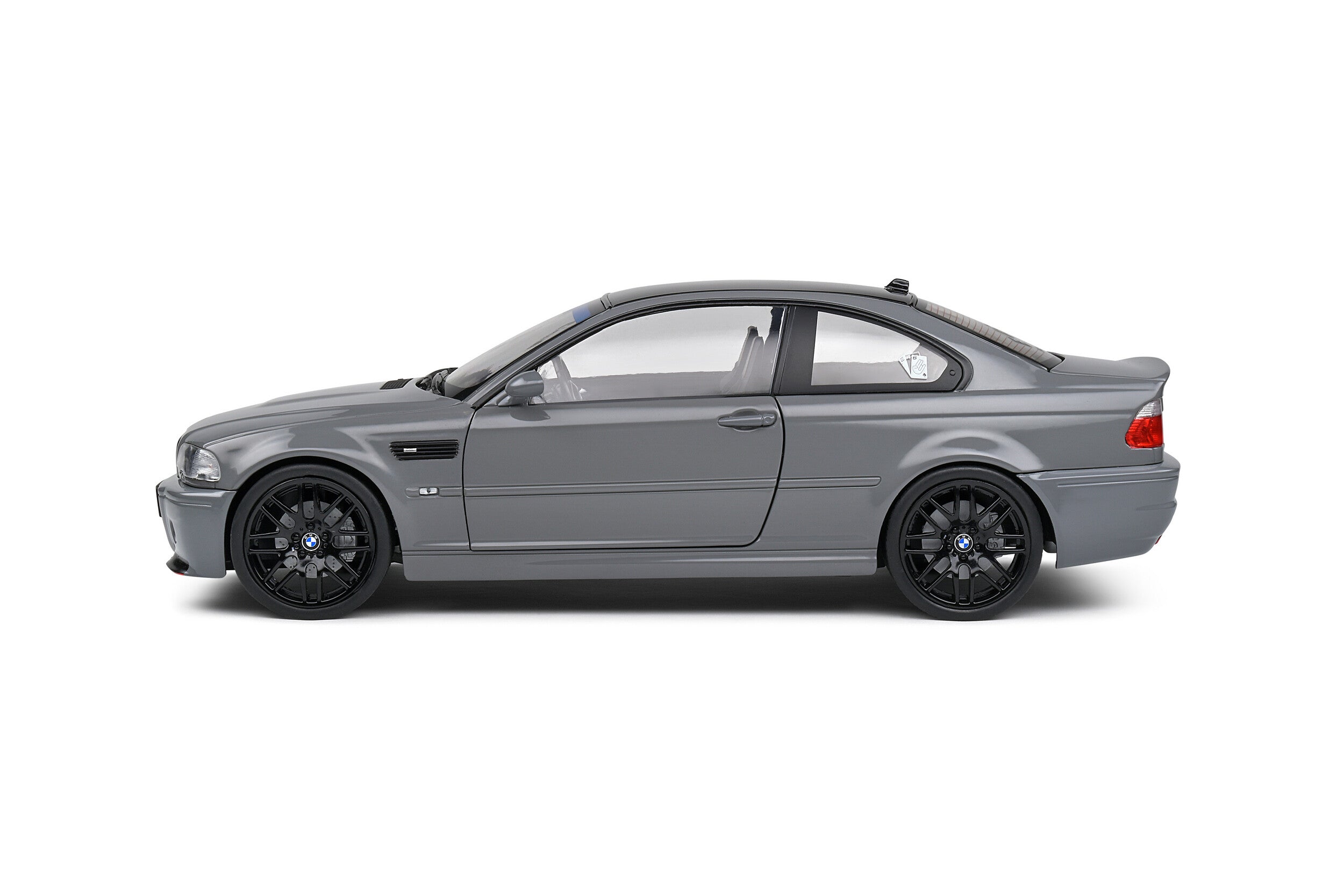 SOLIDO 1:18 Scale Diecast Model, BMW E46 M3 Coupe in Streetfighter Grey - 1806508