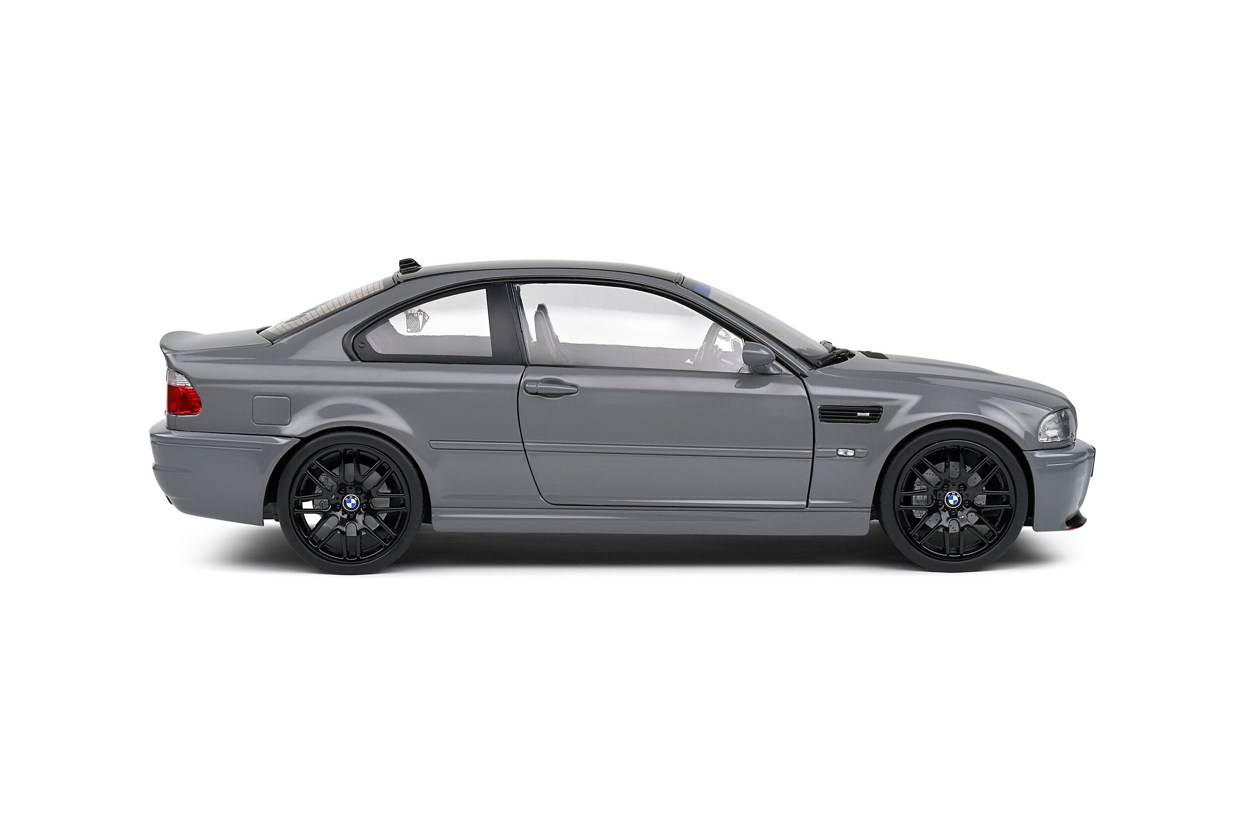 SOLIDO 1:18 Scale Diecast Model, BMW E46 M3 Coupe in Streetfighter Grey - 1806508