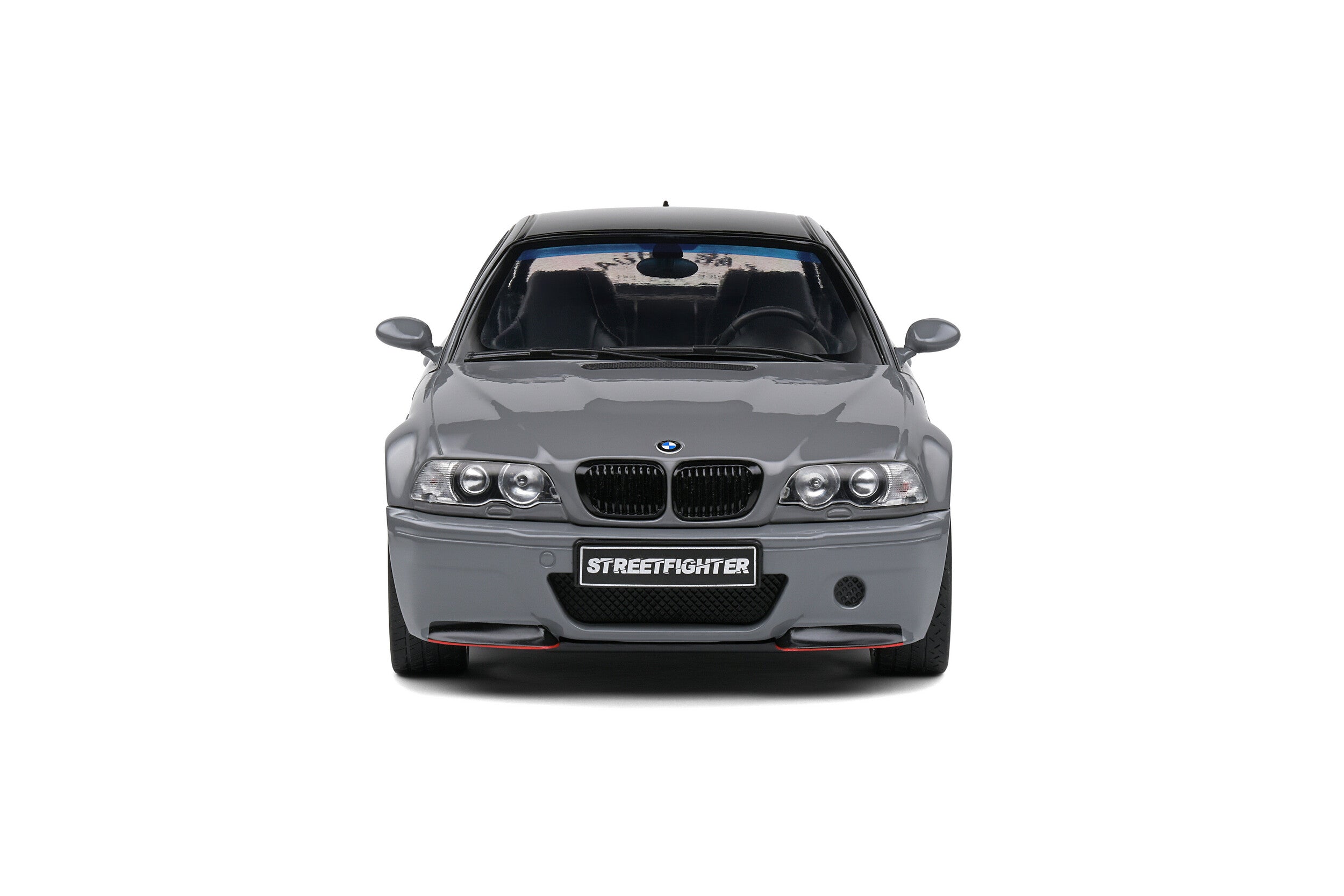SOLIDO 1:18 Scale Diecast Model, BMW E46 M3 Coupe in Streetfighter Grey - 1806508