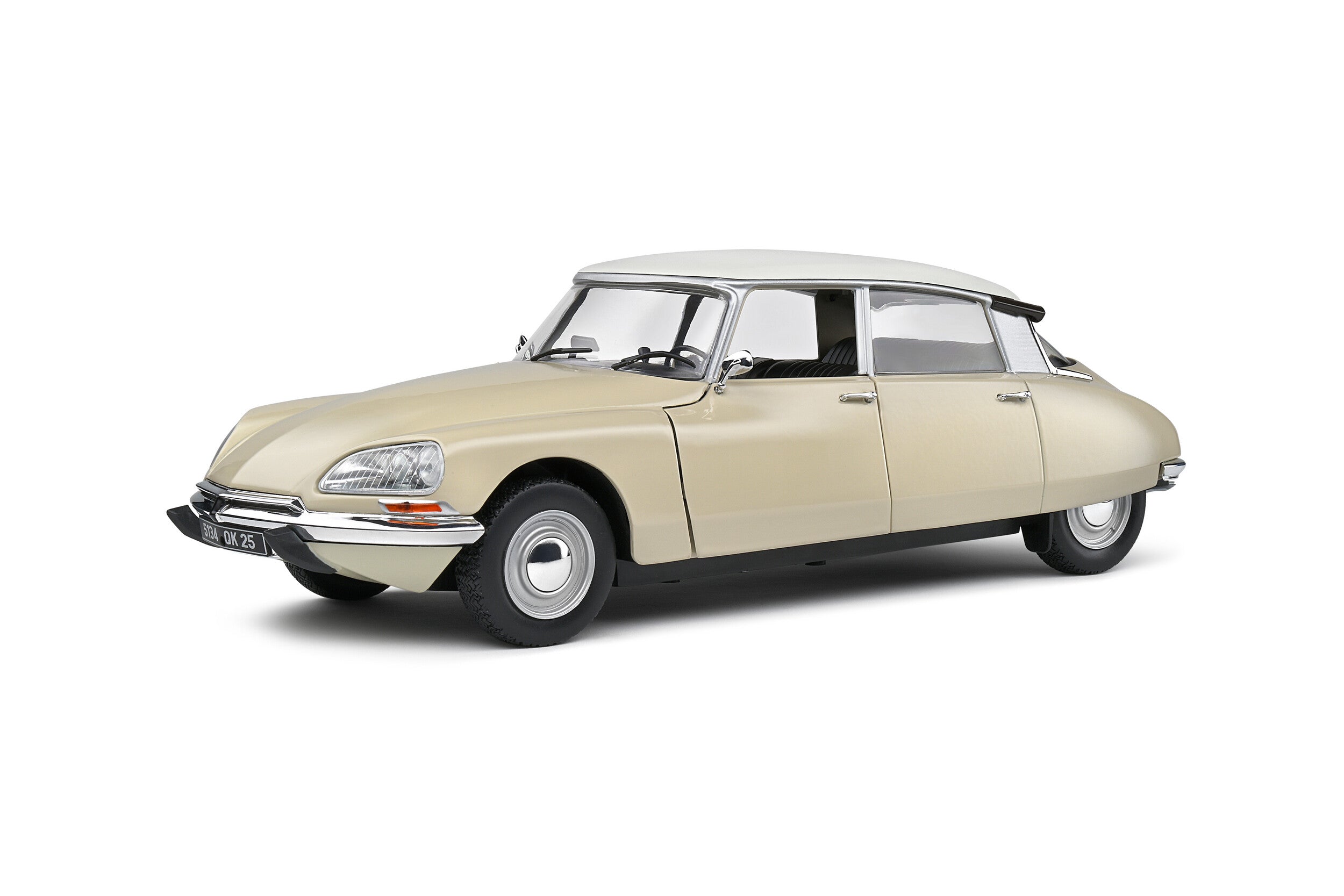 SOLIDO 1:18 Scale Diecast - 1972 Citroën D Spécial, Beige - S1800710