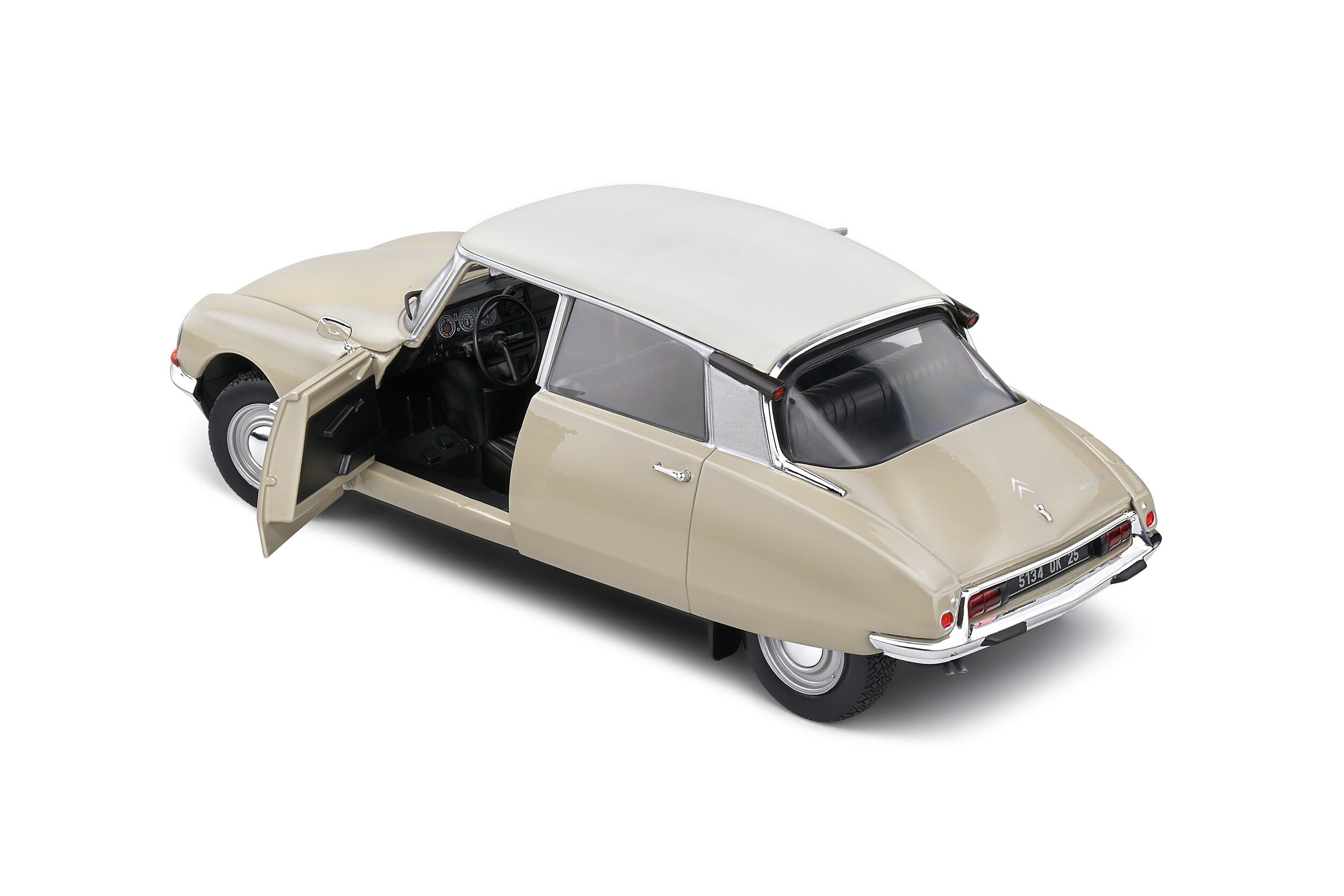 SOLIDO 1:18 Scale Diecast - 1972 Citroën D Spécial, Beige - S1800710