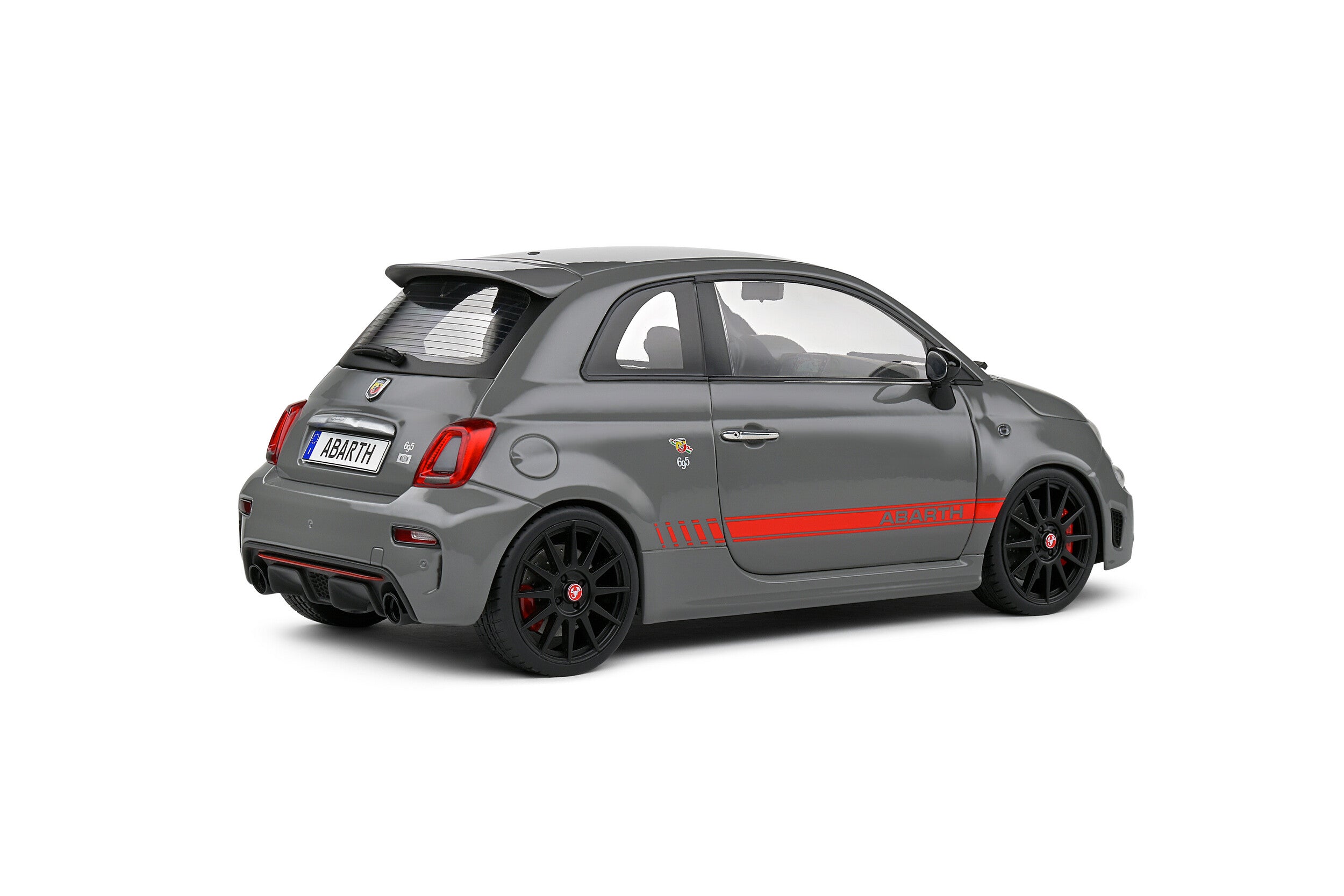 Solido 1:18 Diecast - Fiat 695 ABARTH SOLIDO XSR Edition Yamaha , Grey - S1811302