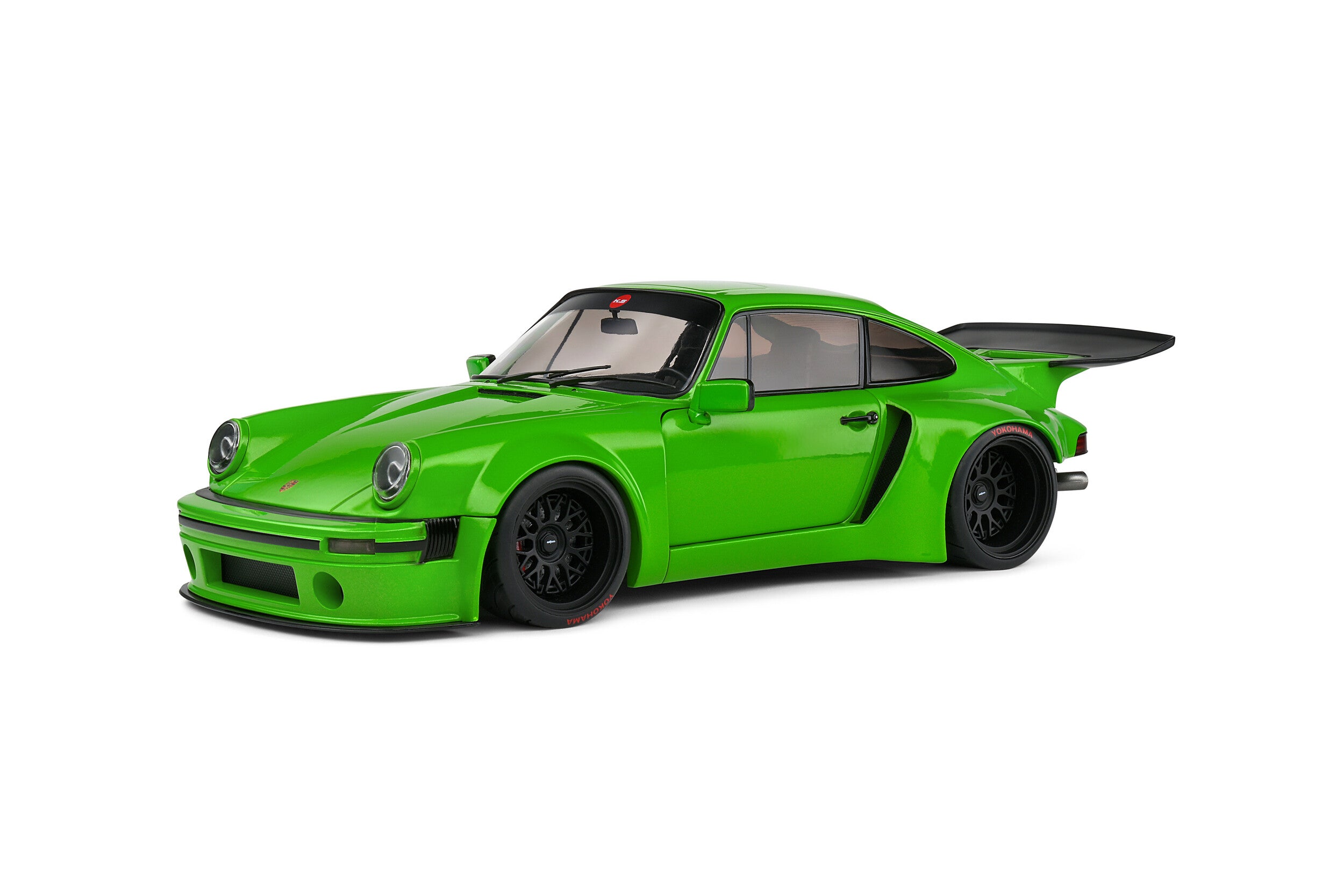 SOLIDO 1:18 Scale Diecast Model, 2022 Porsche 911 (930) 3.0L KS-R Coupe - Green - S1810502