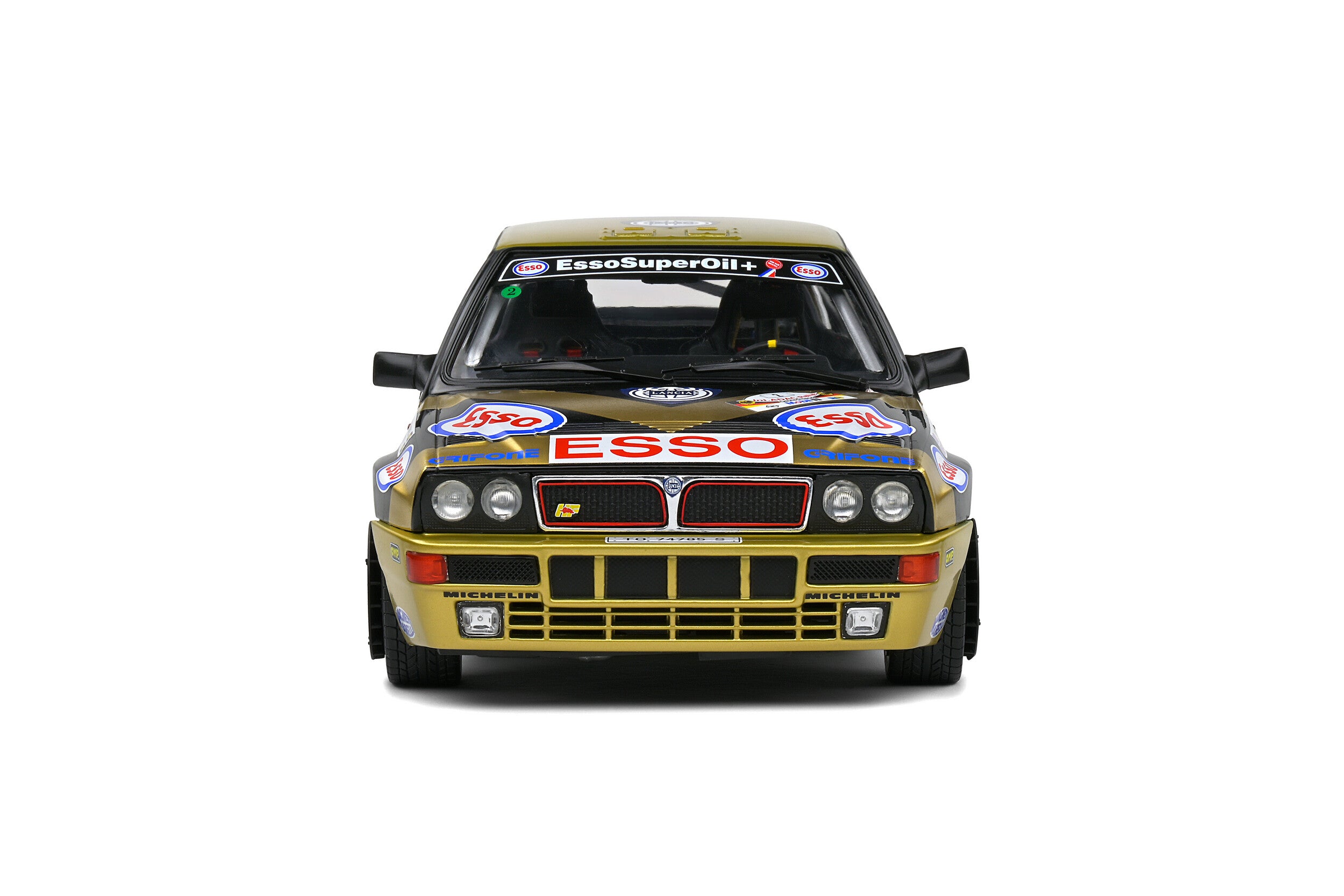 SOLIDO 1:18 Scale Diecast Model Car, Lancia Delta HF Integrale Adac Rallye Deutschland 1989
