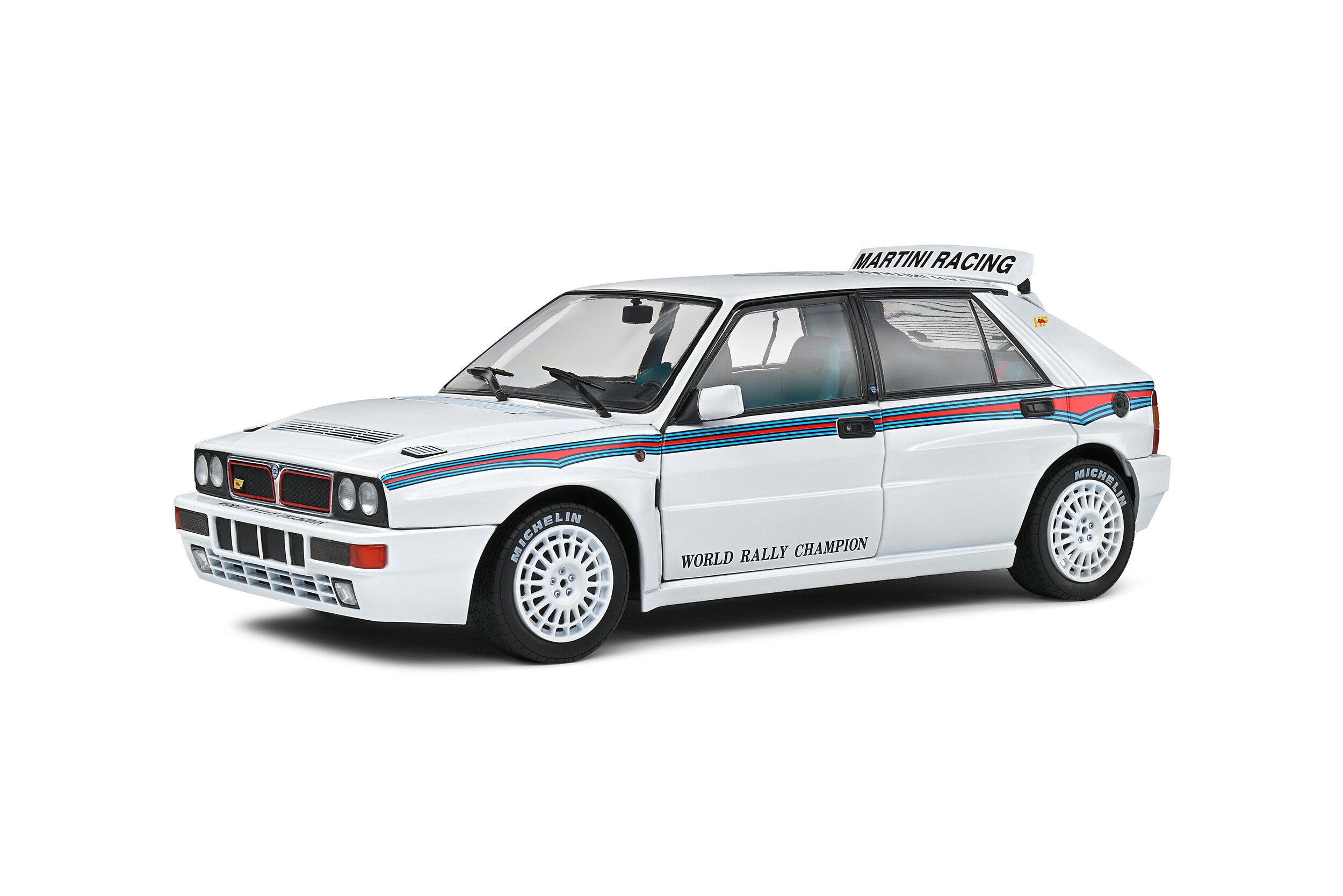 SOLIDO 1:18 Scale Diecast Model Car, Lancia Delta HF Integrale Evo 1 Martini 6