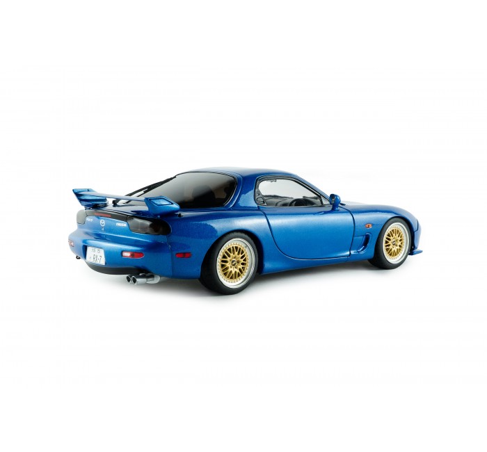 SOLIDO 1:18 Scale Diecast - 1999 Mazda RX7 FD RS, Innocent Blue Mica - S1810611