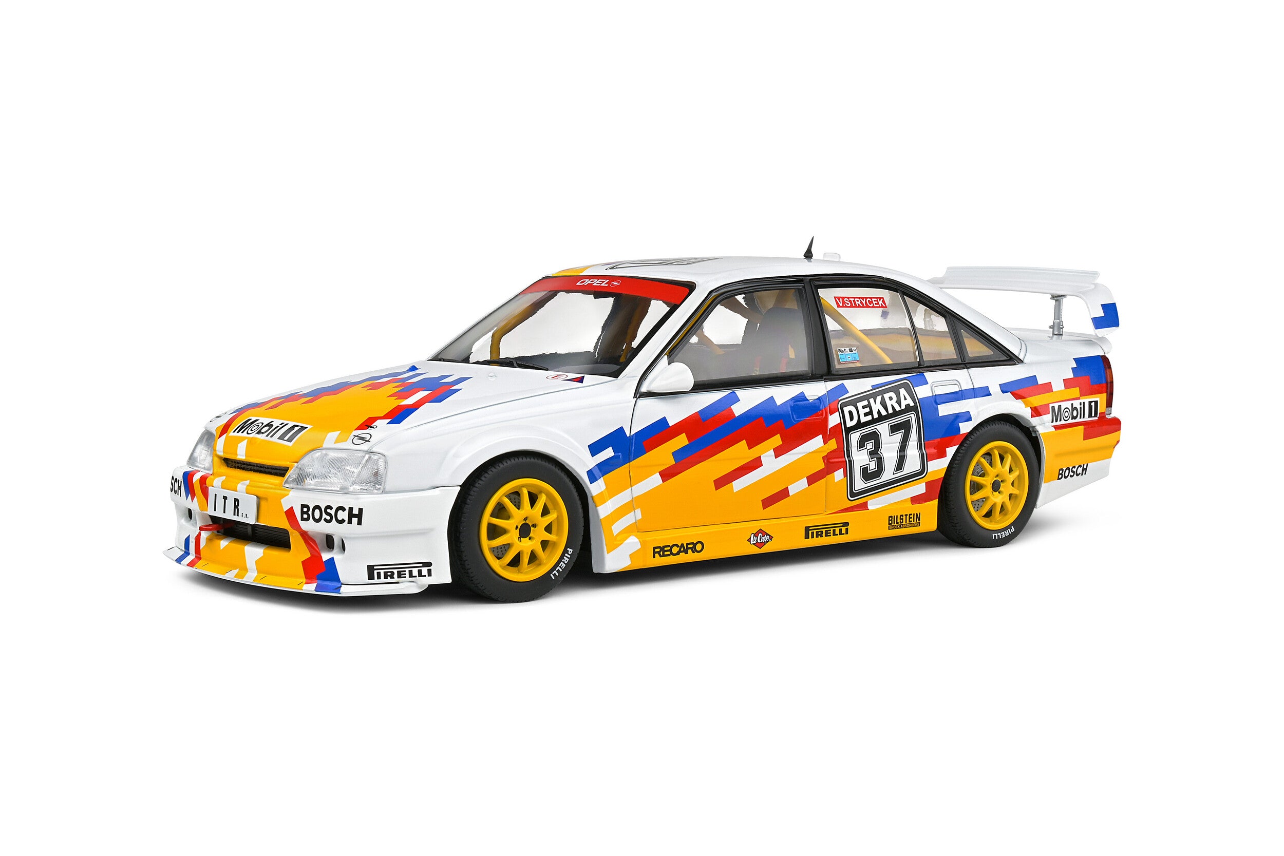 SOLIDO 1:18 Scale Diecast Model, 1991 Opel Omega Evolution 500 DTM #37 V.Strycek - S1809705