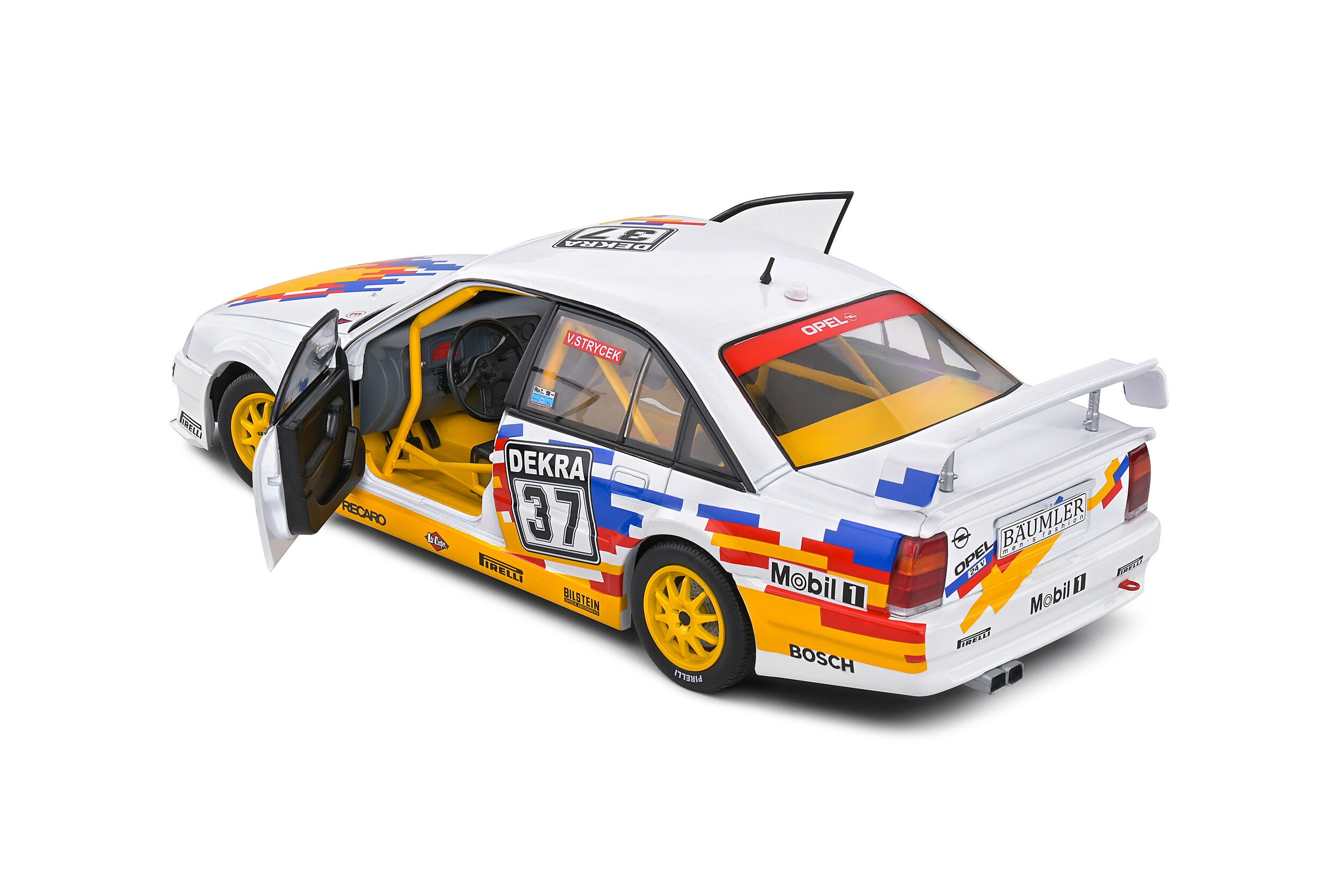 SOLIDO 1:18 Scale Diecast Model, 1991 Opel Omega Evolution 500 DTM #37 V.Strycek - S1809705