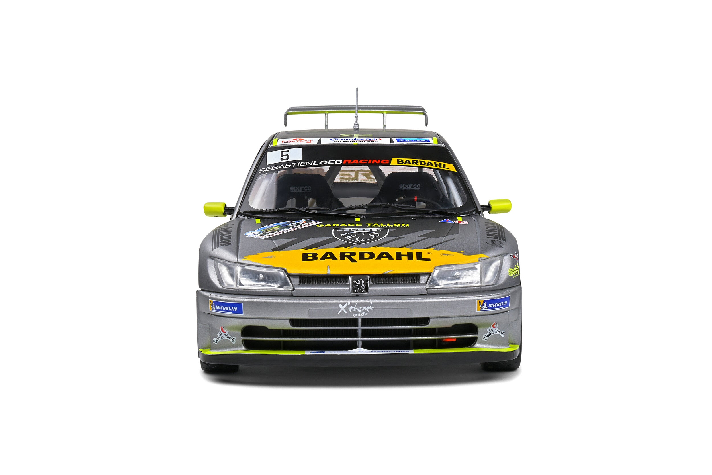 SOLIDO 1:18 Scale Diecast - Peugeot 306 Maxi #5 Rally Mont Blanc 2021 Delecour