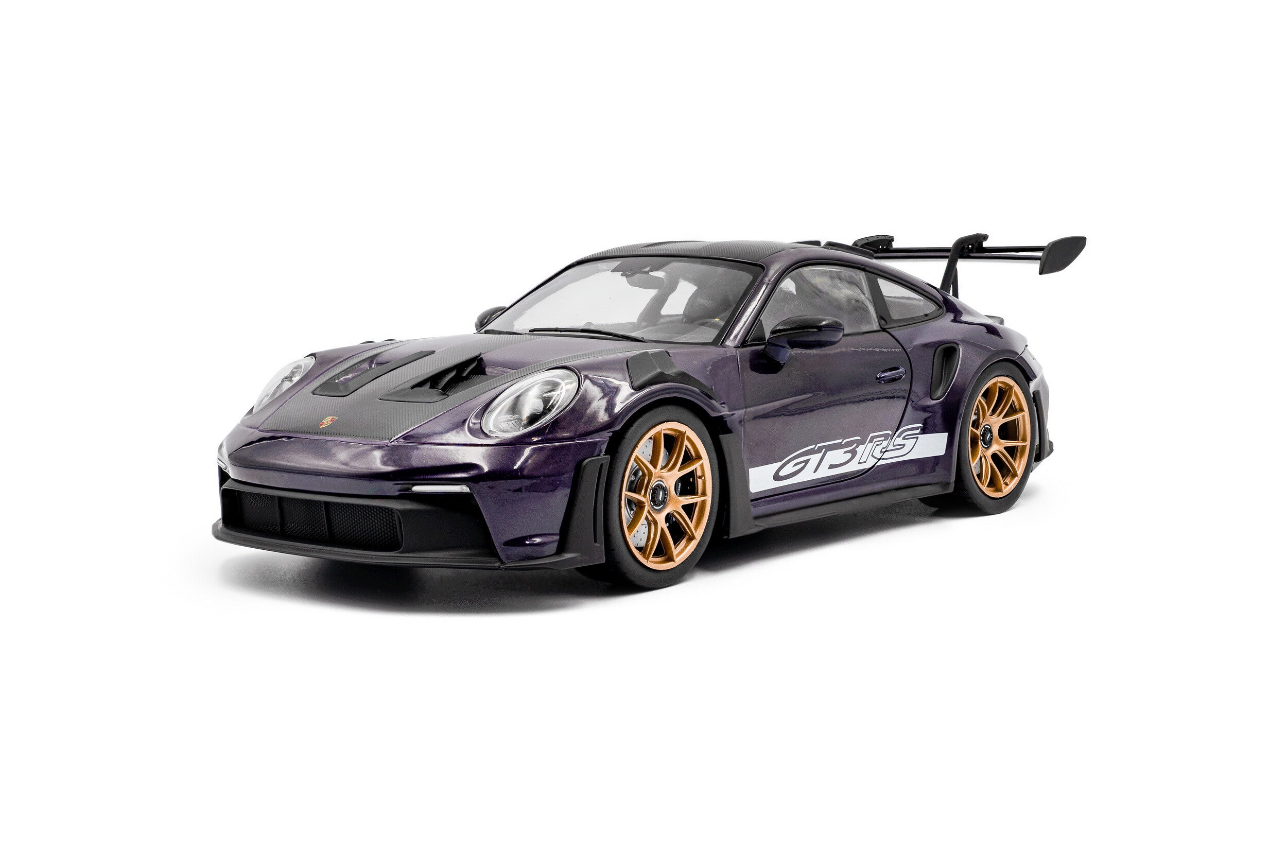 SOLIDO 1:18 Scale Diecast Model, 2024 PORSCHE 911 GT3RS WEISSACH PACKAGE, VIOLA PURPLE METALLIC - S1812103