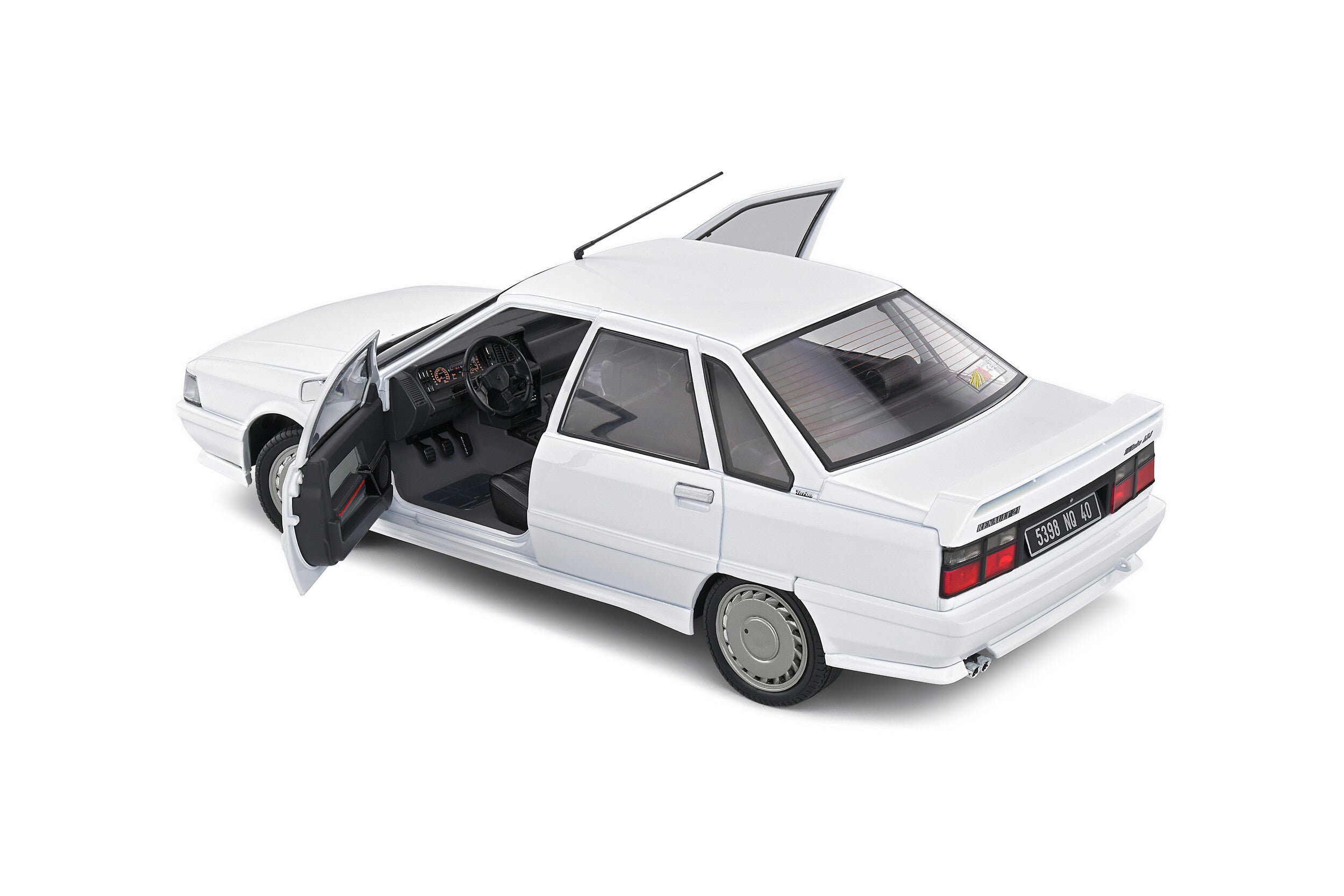 SOLIDO 1:18 Scale Diecast - 1988 Renault 21 MK.1 Turbo, White - S1807705