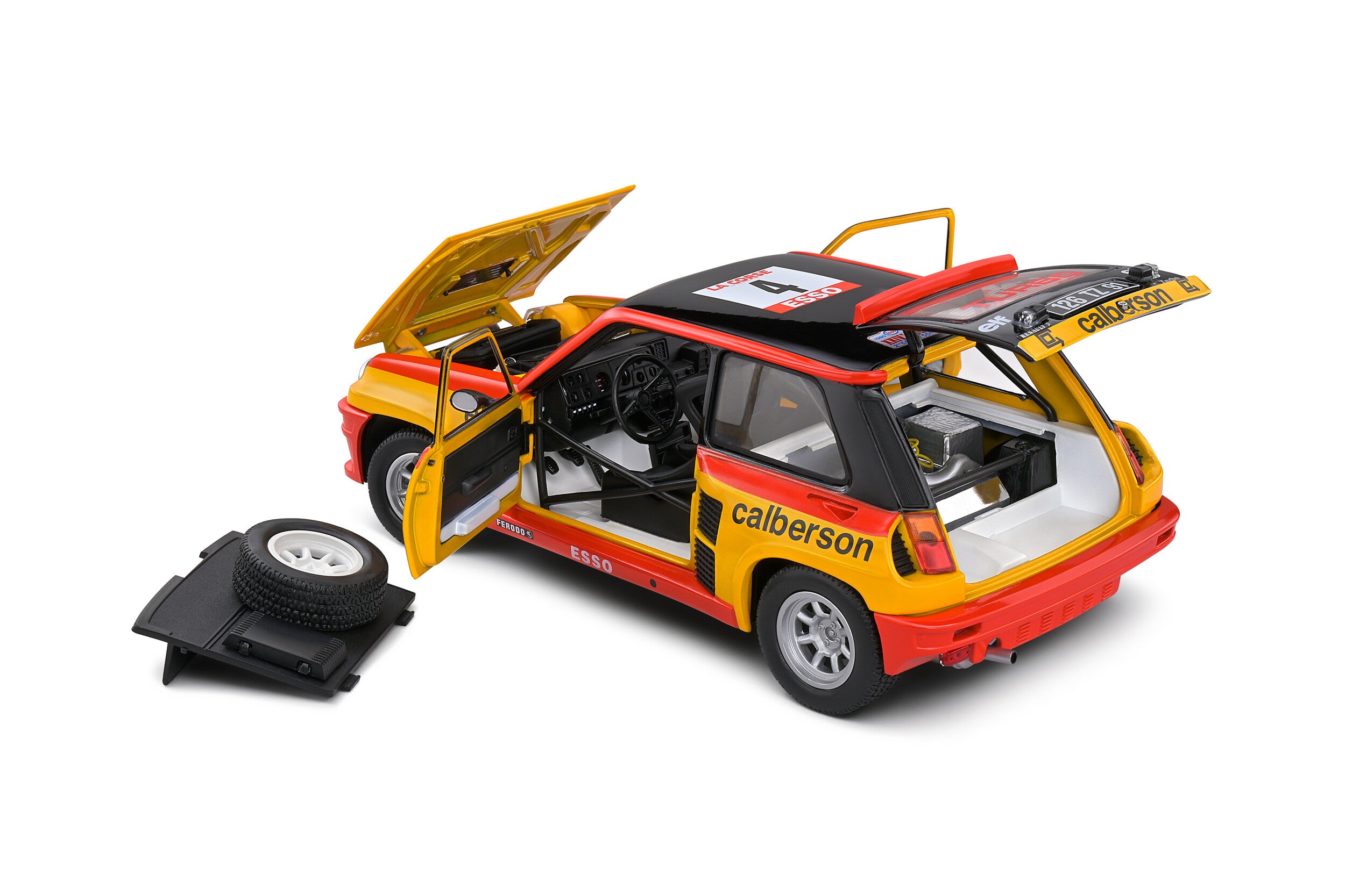 SOLIDO 1:18 Diecast - Renault 5 Turbo Tour de Corse – 1980 – #4 Ragnotti/Andrie - S1801314