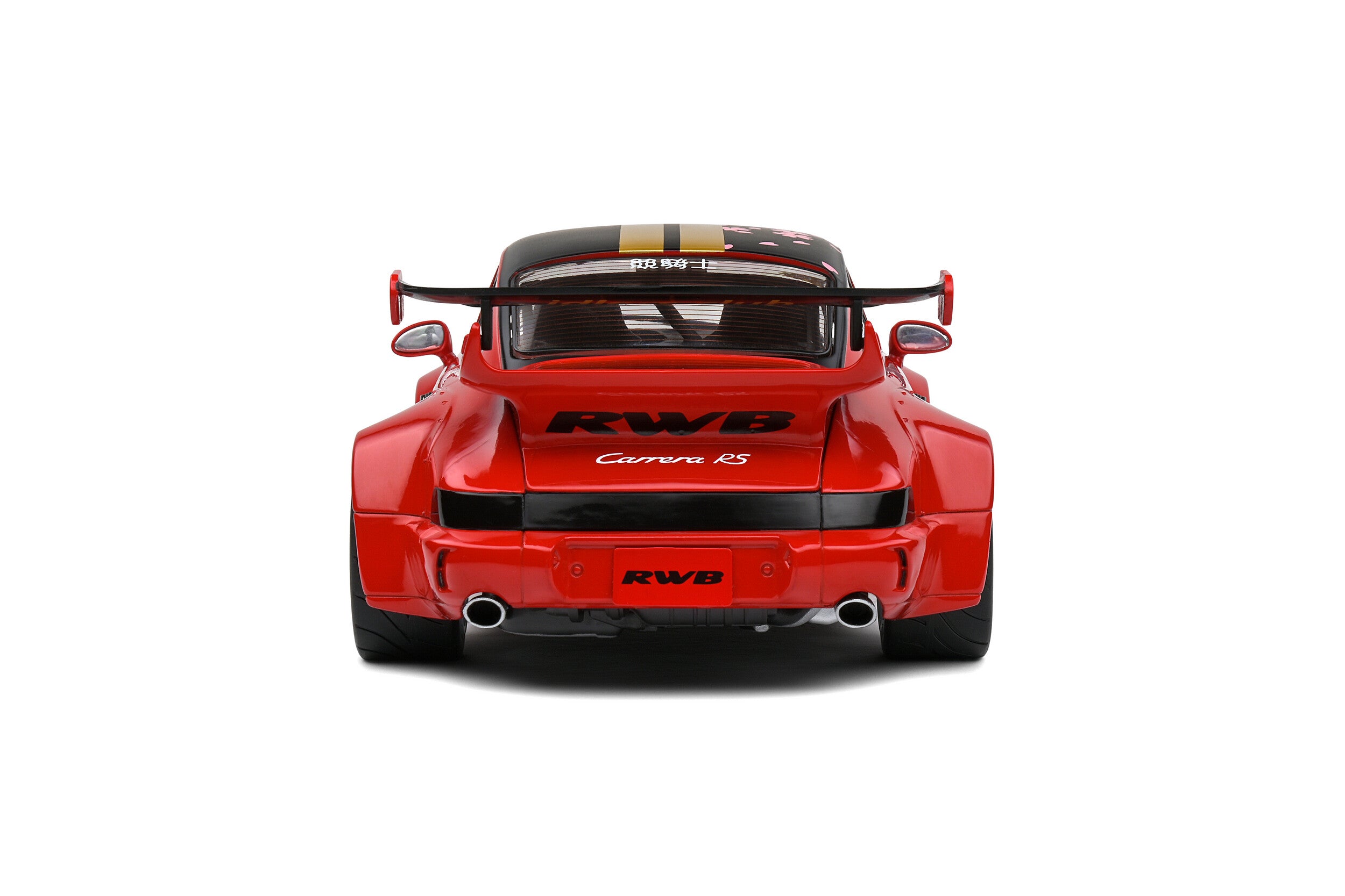 SOLIDO 1:18 Scale Diecast Model, Porsche 911 (964) RWB Rauh Welt - Sakura - Red