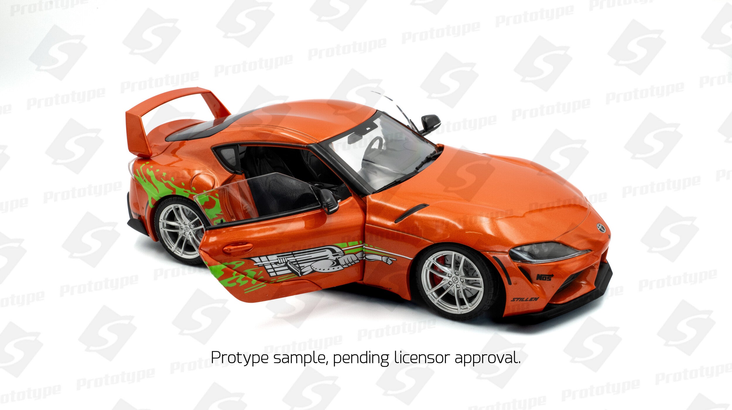 SOLIDO 1:18 Scale Diecast, 2024 Toyota GR Supra, Tribute Orange - S1809006