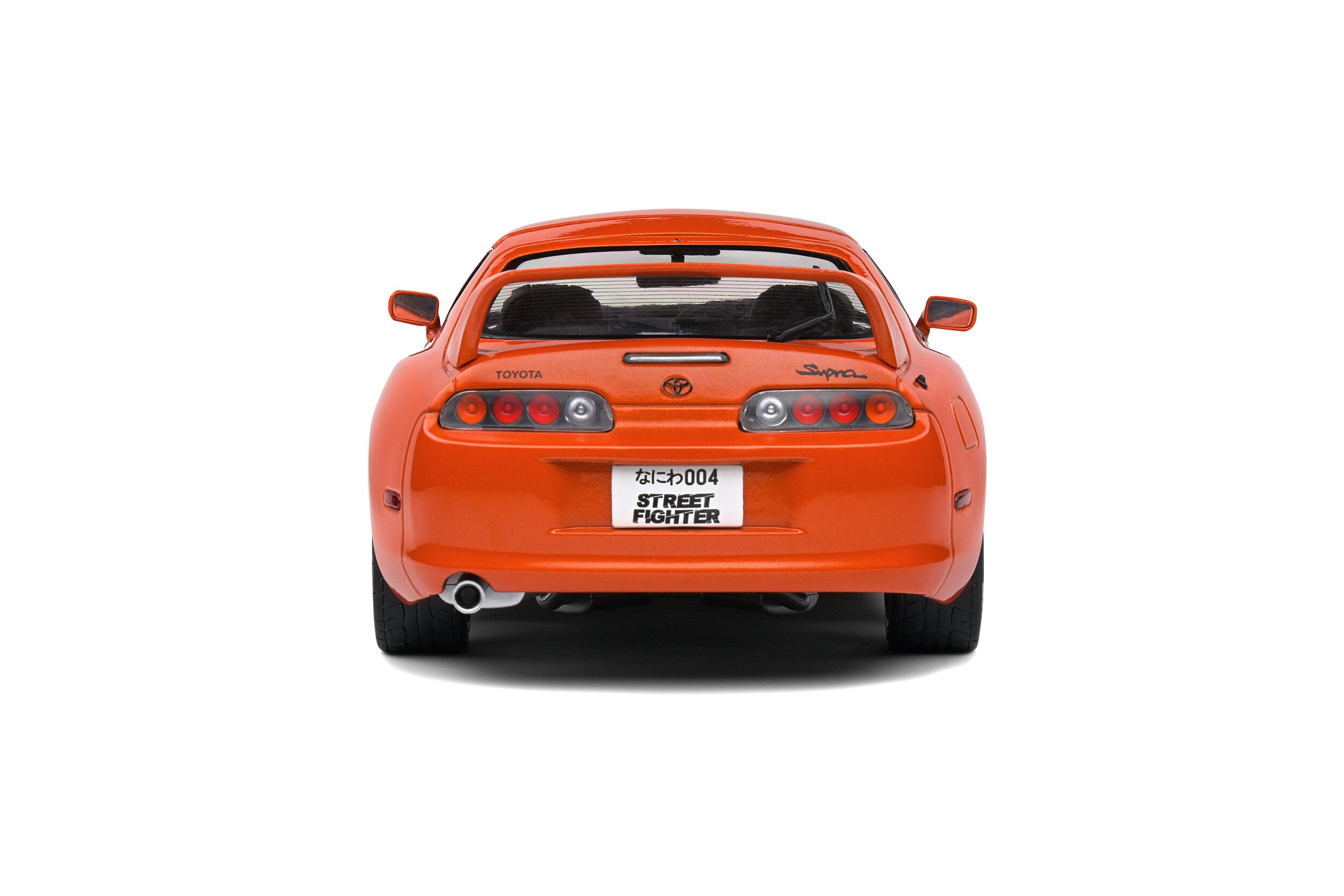 SOLIDO 1:18 Scale Diecast Model Car, 1993 Toyota Supra MK4 (A80) Streetfighter Orange