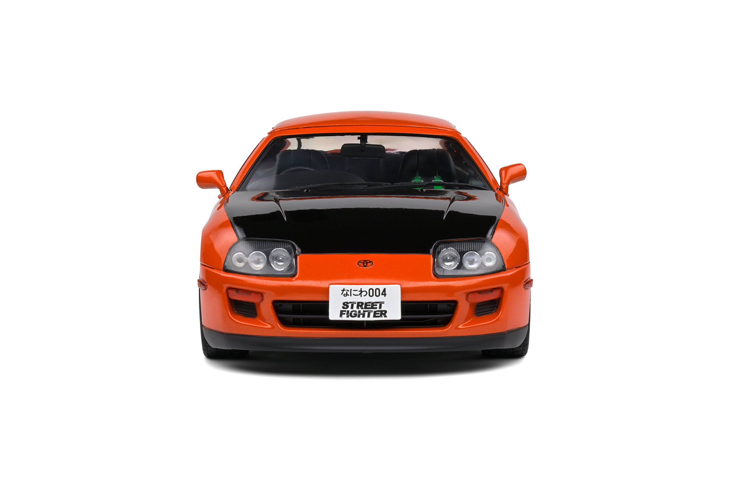SOLIDO 1:18 Scale Diecast Model Car, 1993 Toyota Supra MK4 (A80) Streetfighter Orange