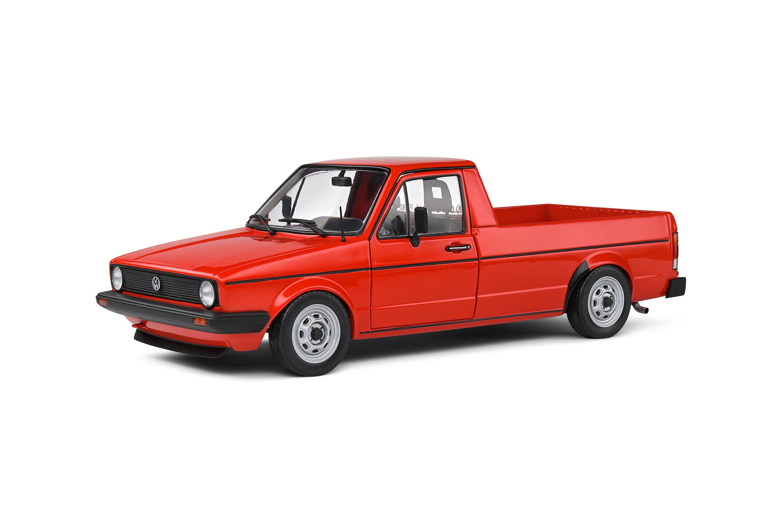 Solido 1:18 Diecast Model - 1982 Volkswagen Caddy Mk1, Red - S18013511