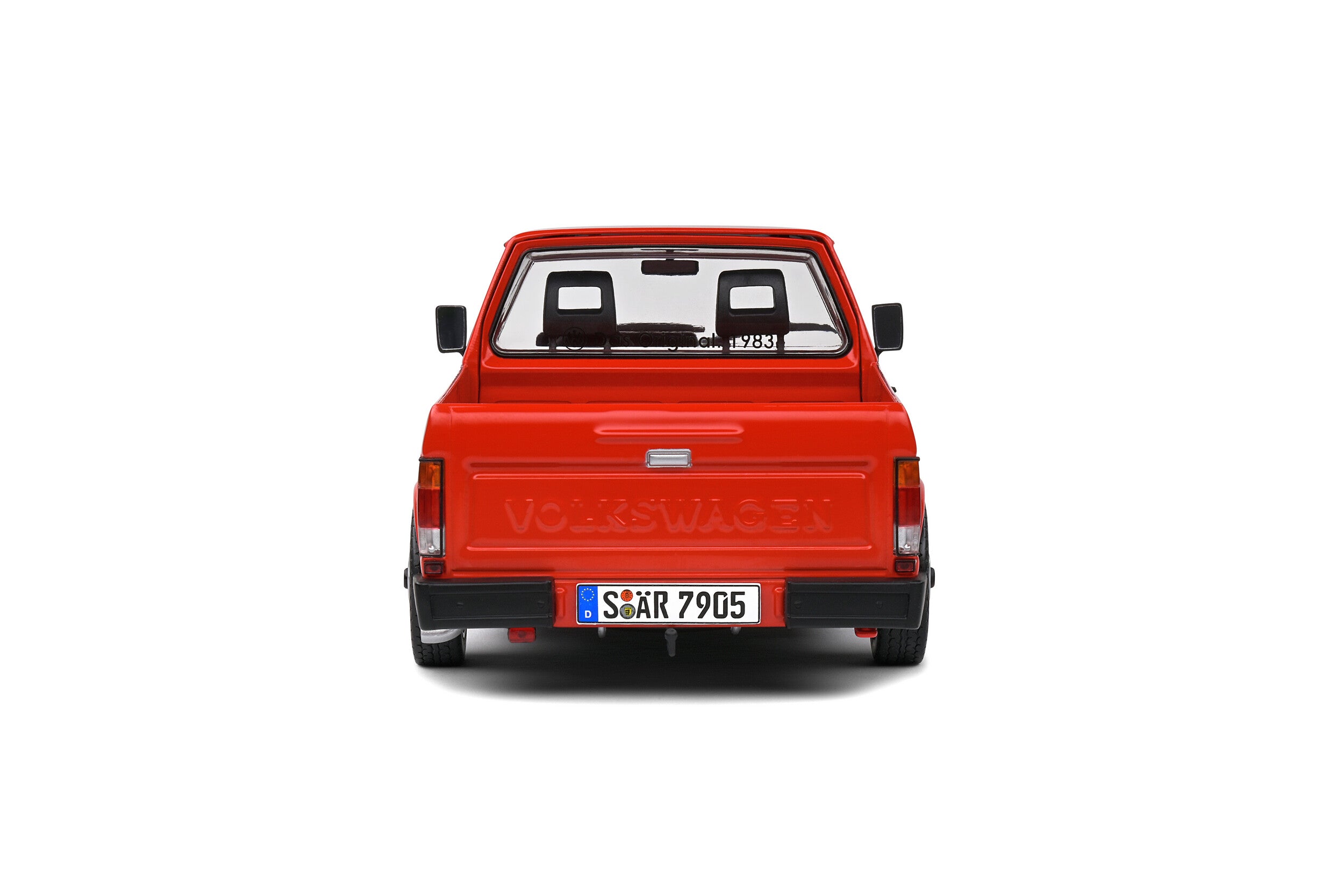 Solido 1:18 Diecast Model - 1982 Volkswagen Caddy Mk1, Red - S18013511