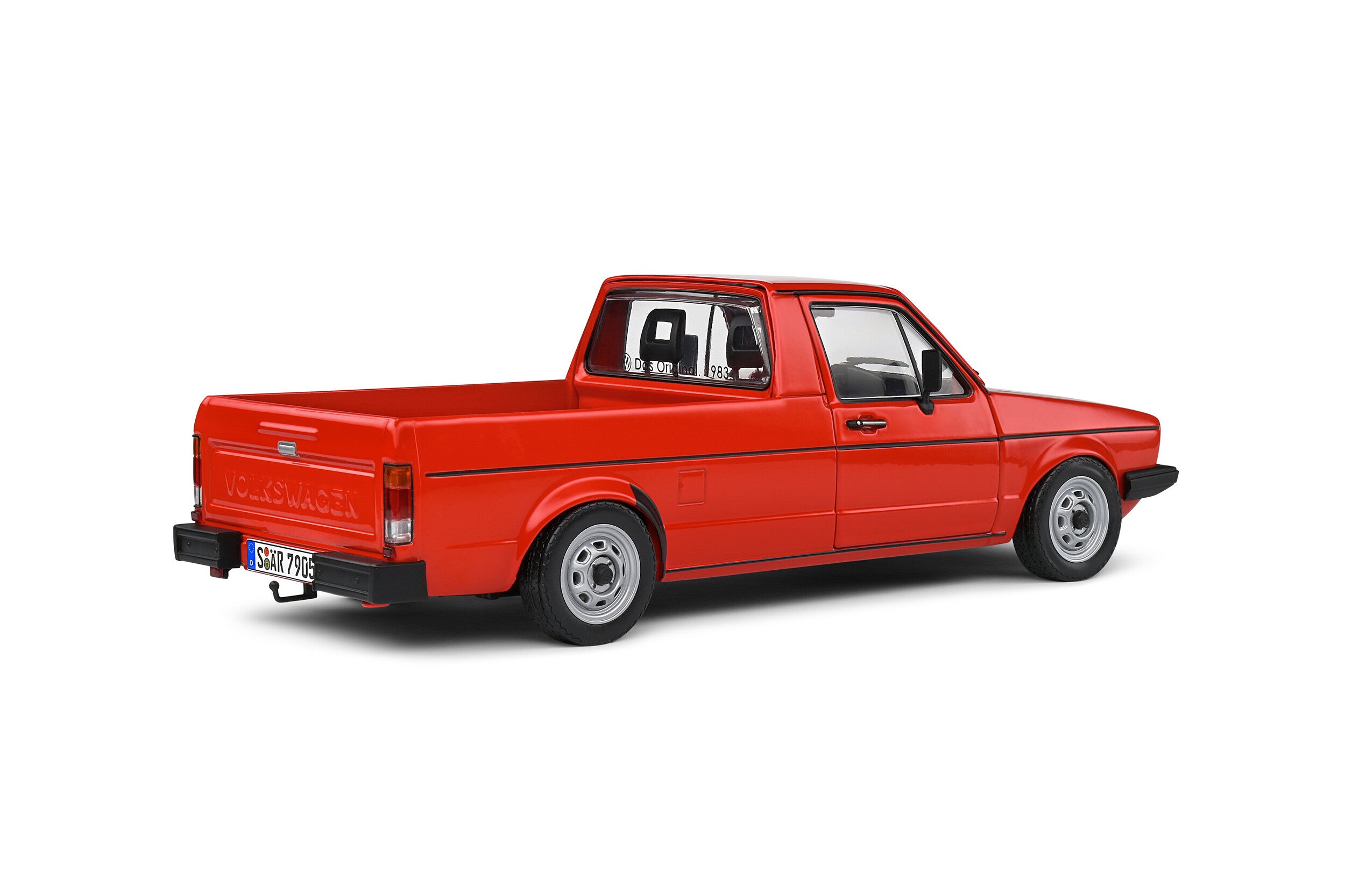 Solido 1:18 Diecast Model - 1982 Volkswagen Caddy Mk1, Red - S18013511