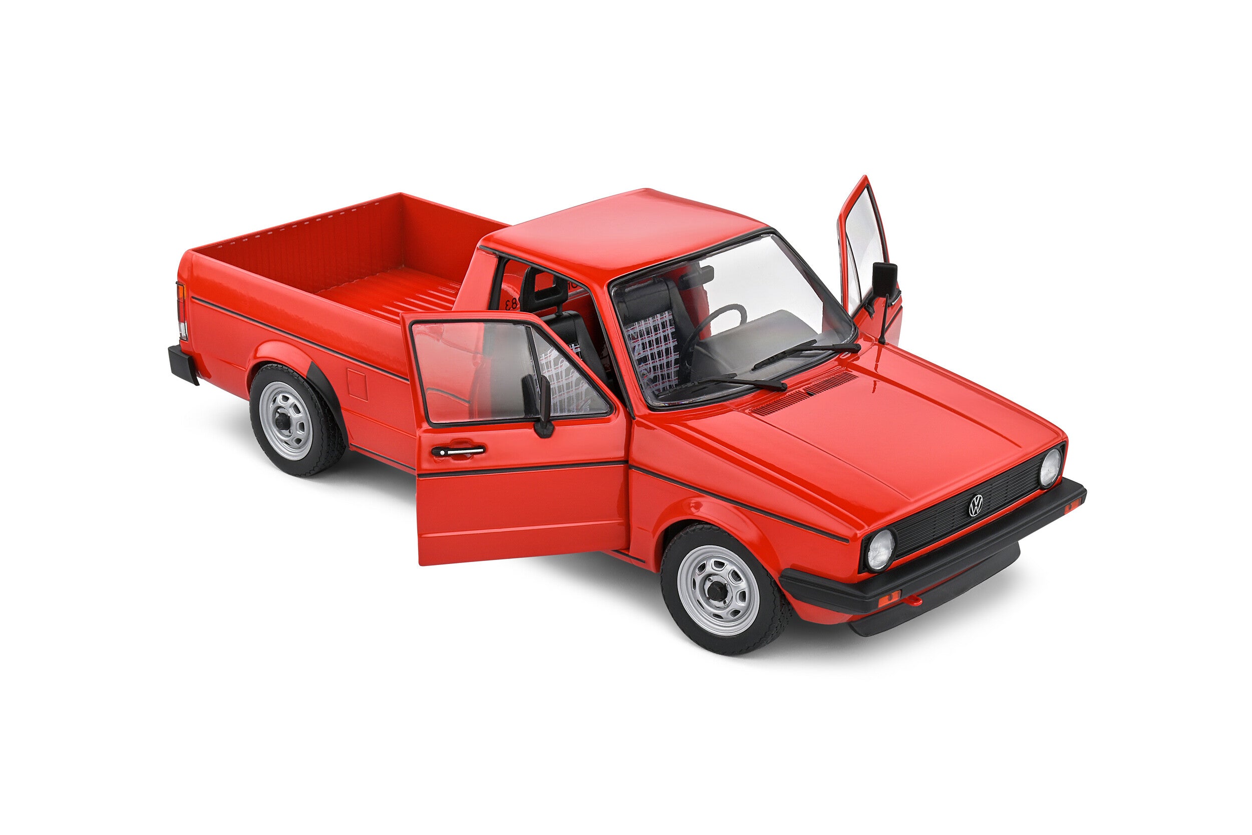 Solido 1:18 Diecast Model - 1982 Volkswagen Caddy Mk1, Red - S18013511