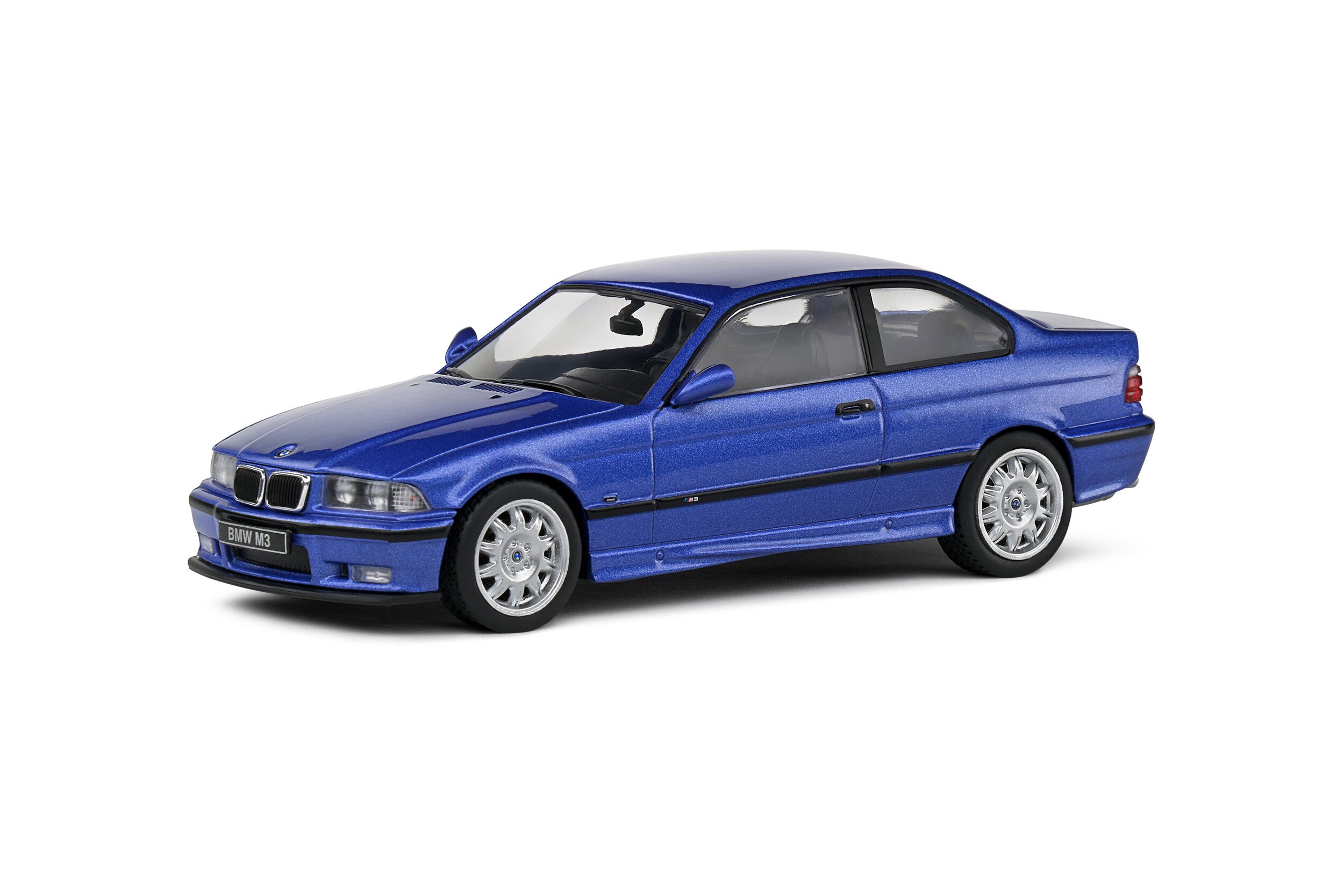 SOLIDO 1:43 Scale Diecast, 1999 BMW E36 M3 Coupe in Estoril Blue - S4315202