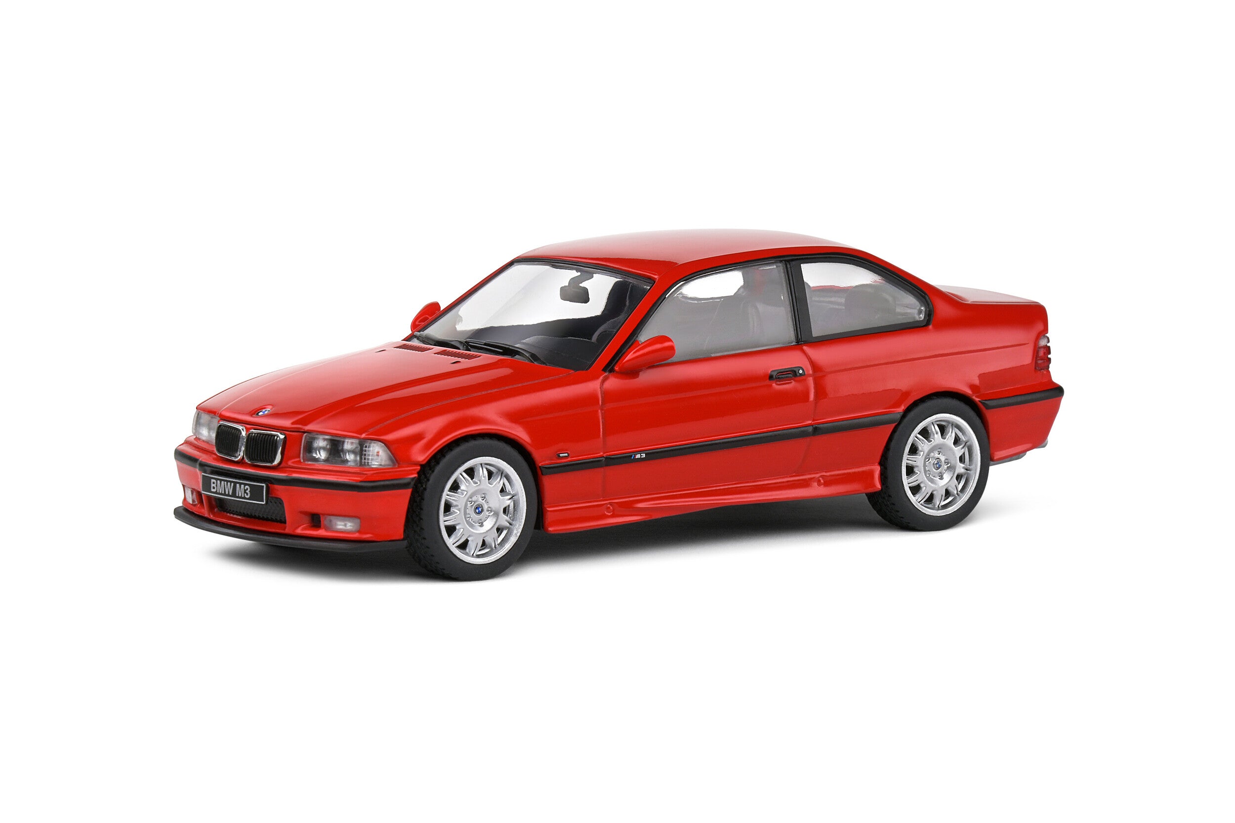 SOLIDO 1:43 Scale Diecast, 1999 BMW E36 M3 Coupe in Brilliant Red - S4315201