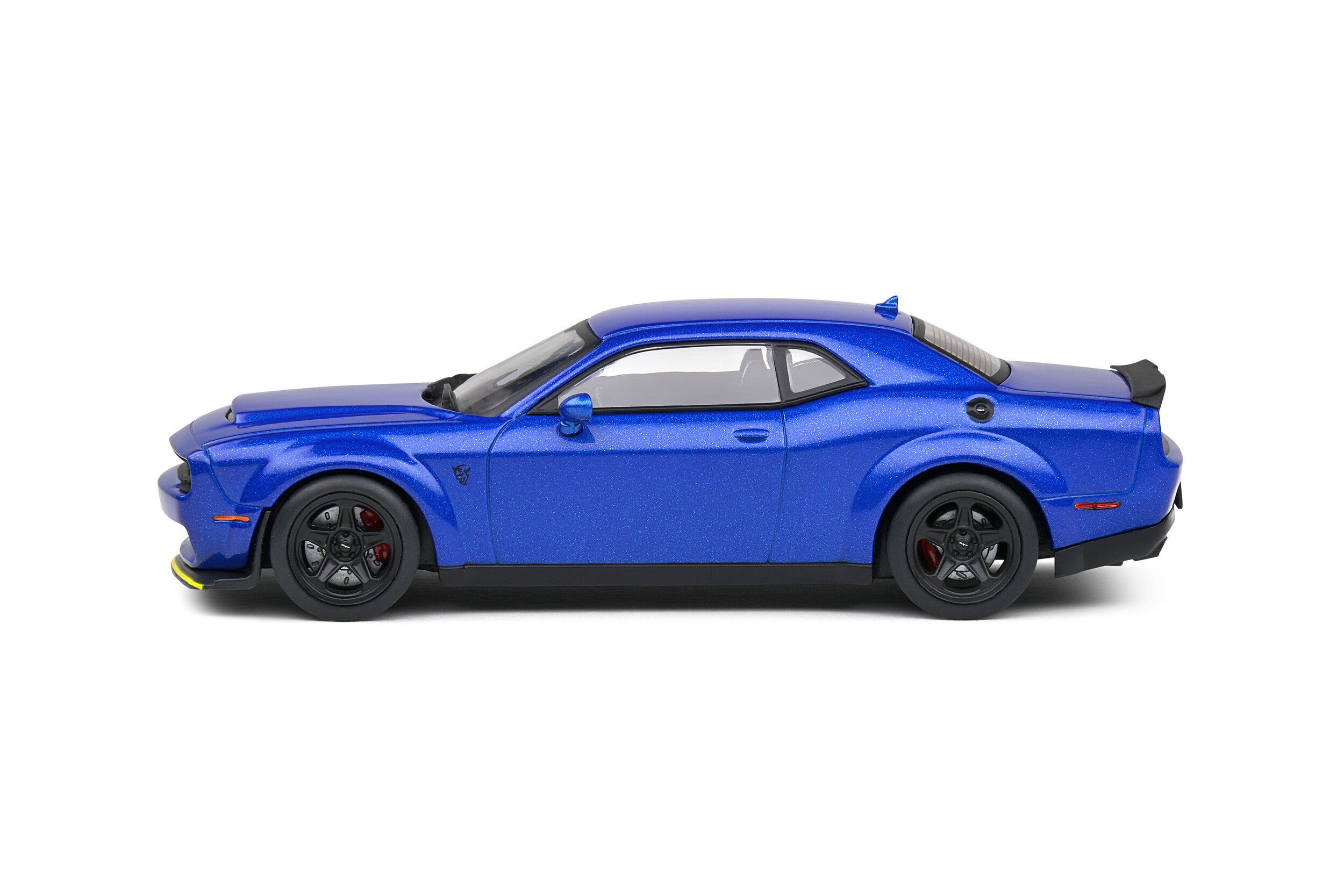 Solido 1:43 Scale Diecast Model Car, 2018 Dodge Challenger SRT Demon, Electric Pearl Blue