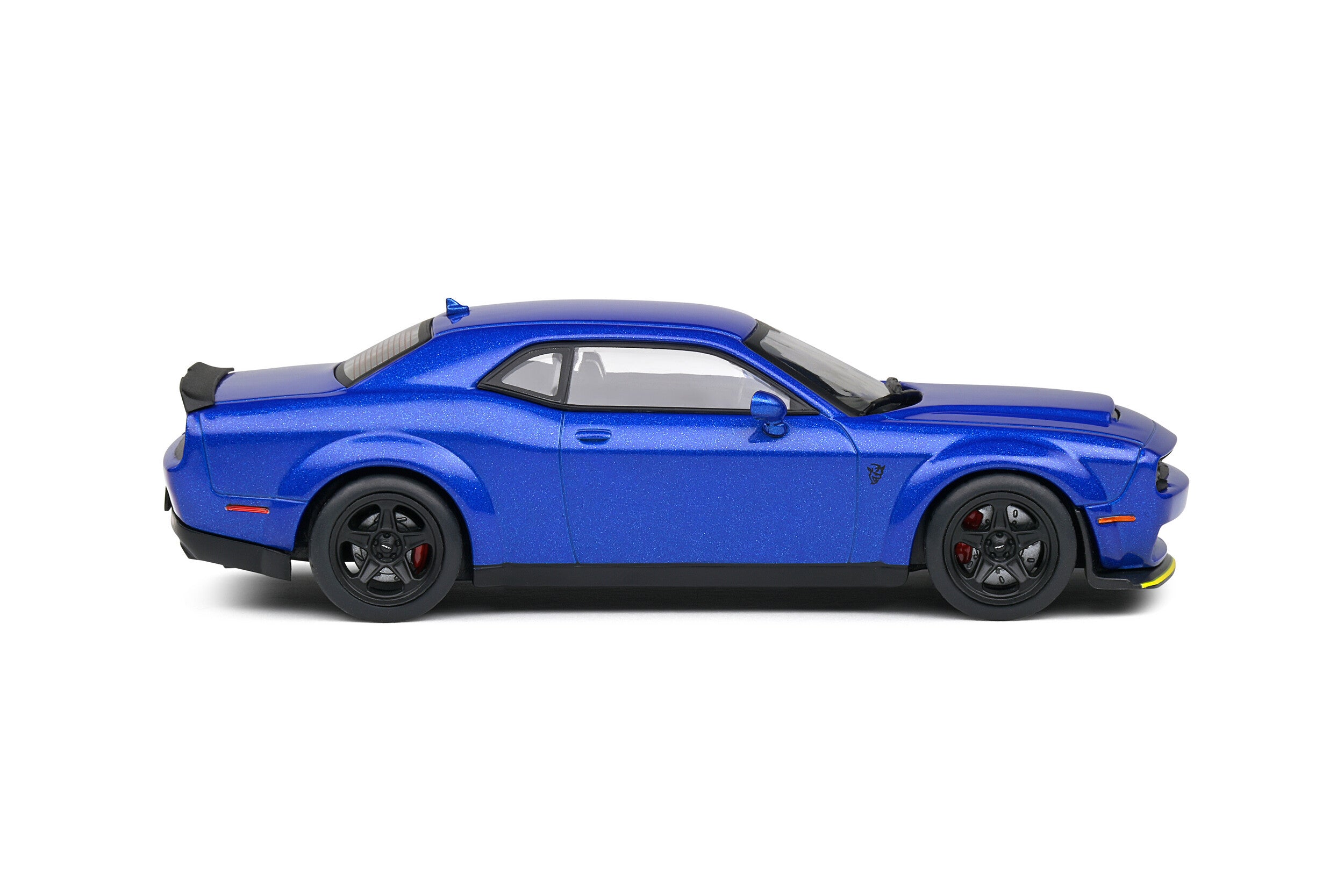 Solido 1:43 Scale Diecast Model Car, 2018 Dodge Challenger SRT Demon, Electric Pearl Blue