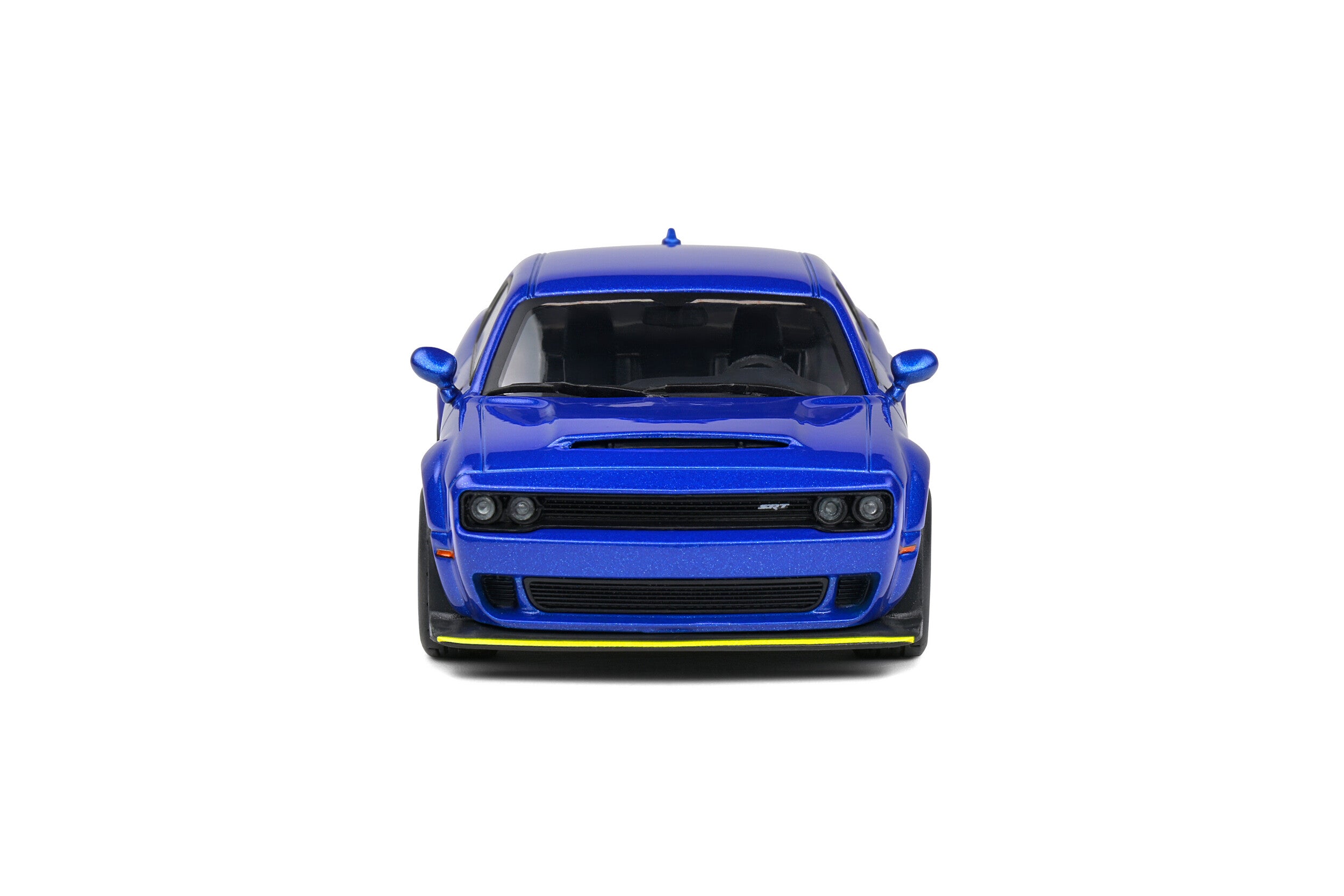 Solido 1:43 Scale Diecast Model Car, 2018 Dodge Challenger SRT Demon, Electric Pearl Blue