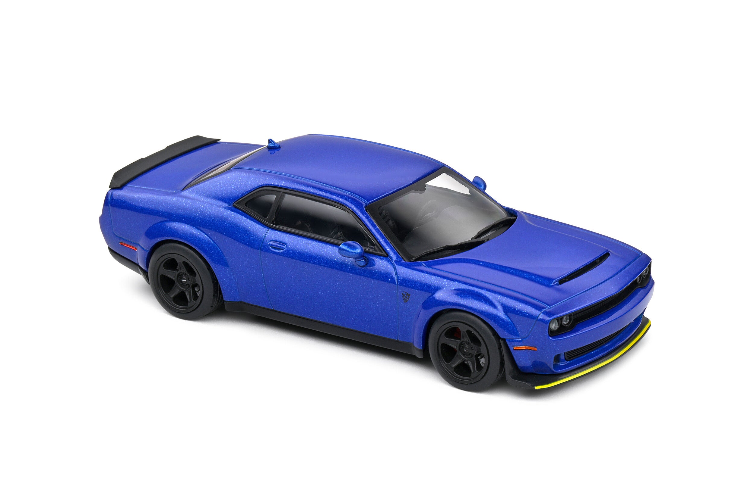 Solido 1:43 Scale Diecast Model Car, 2018 Dodge Challenger SRT Demon, Electric Pearl Blue