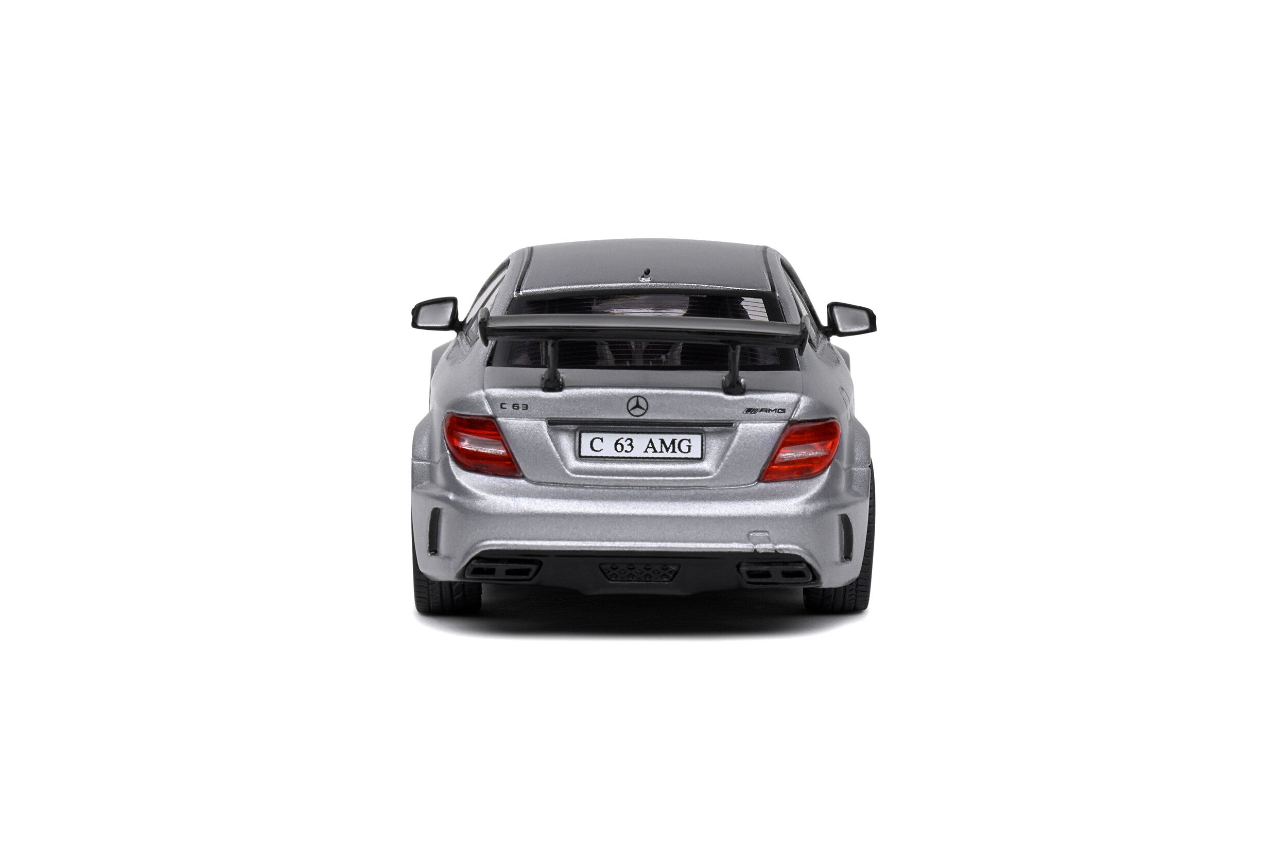 SOLIDO 1:43 Diecast, 2011 Mercedes Benz C63 AMG Black Series, Matt Grey - S4311604