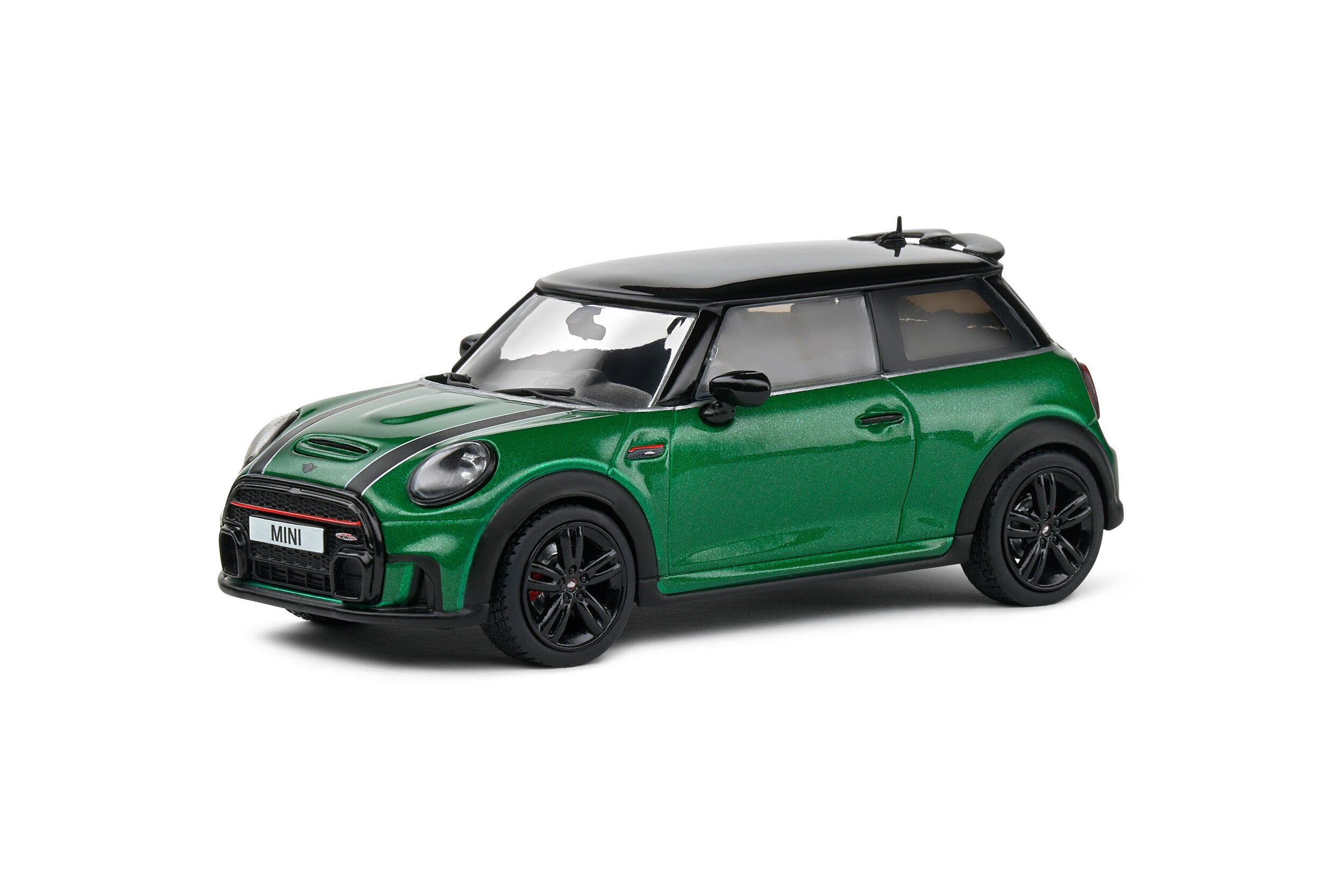 SOLIDO 1:43 Scale Diecast, 2023 Mini Cooper JCW (F56) in British Racing Green - S4315002