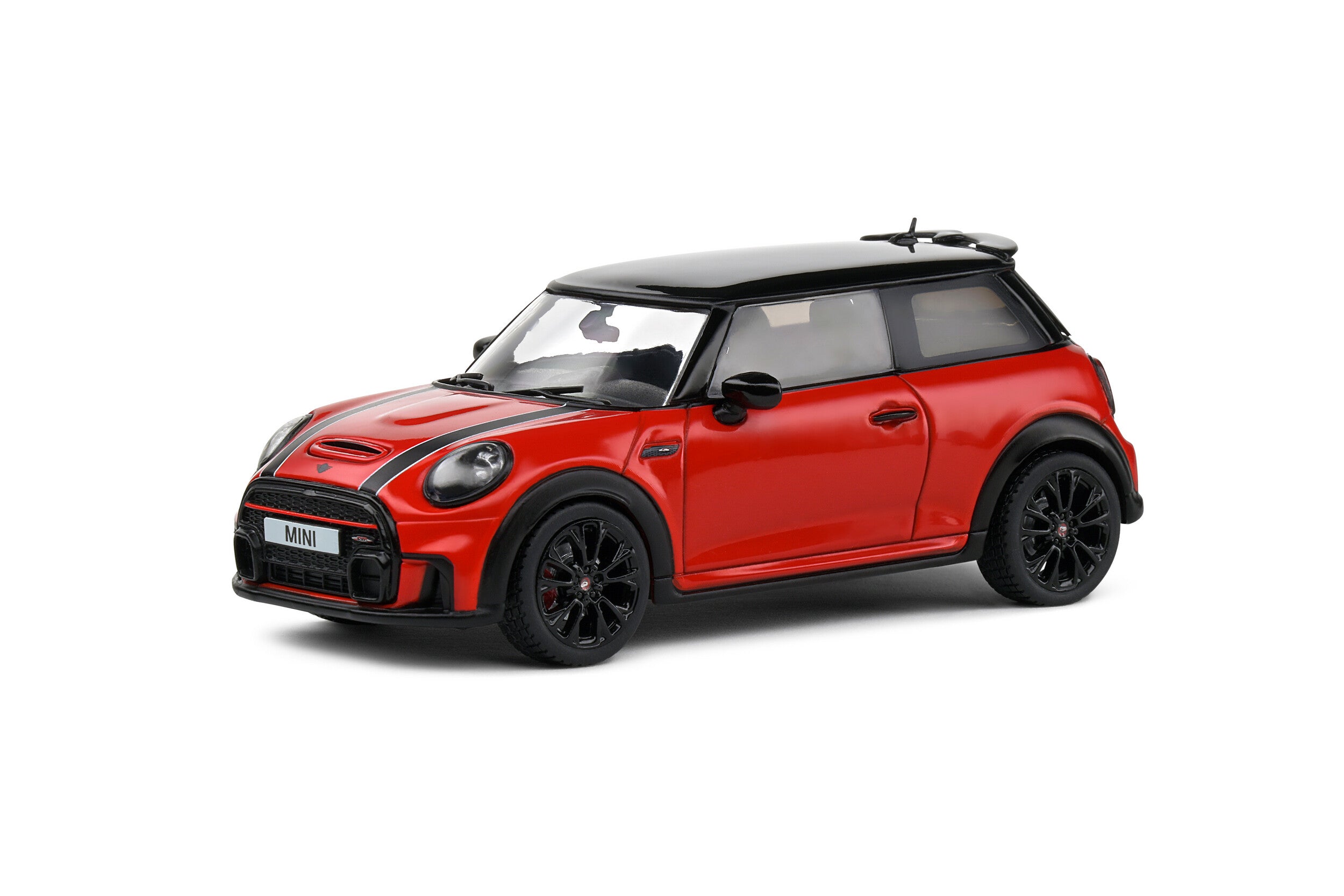 SOLIDO 1:43 Scale Diecast, 2023 Mini Cooper JCW (F56) in Chilli Red - S4315001