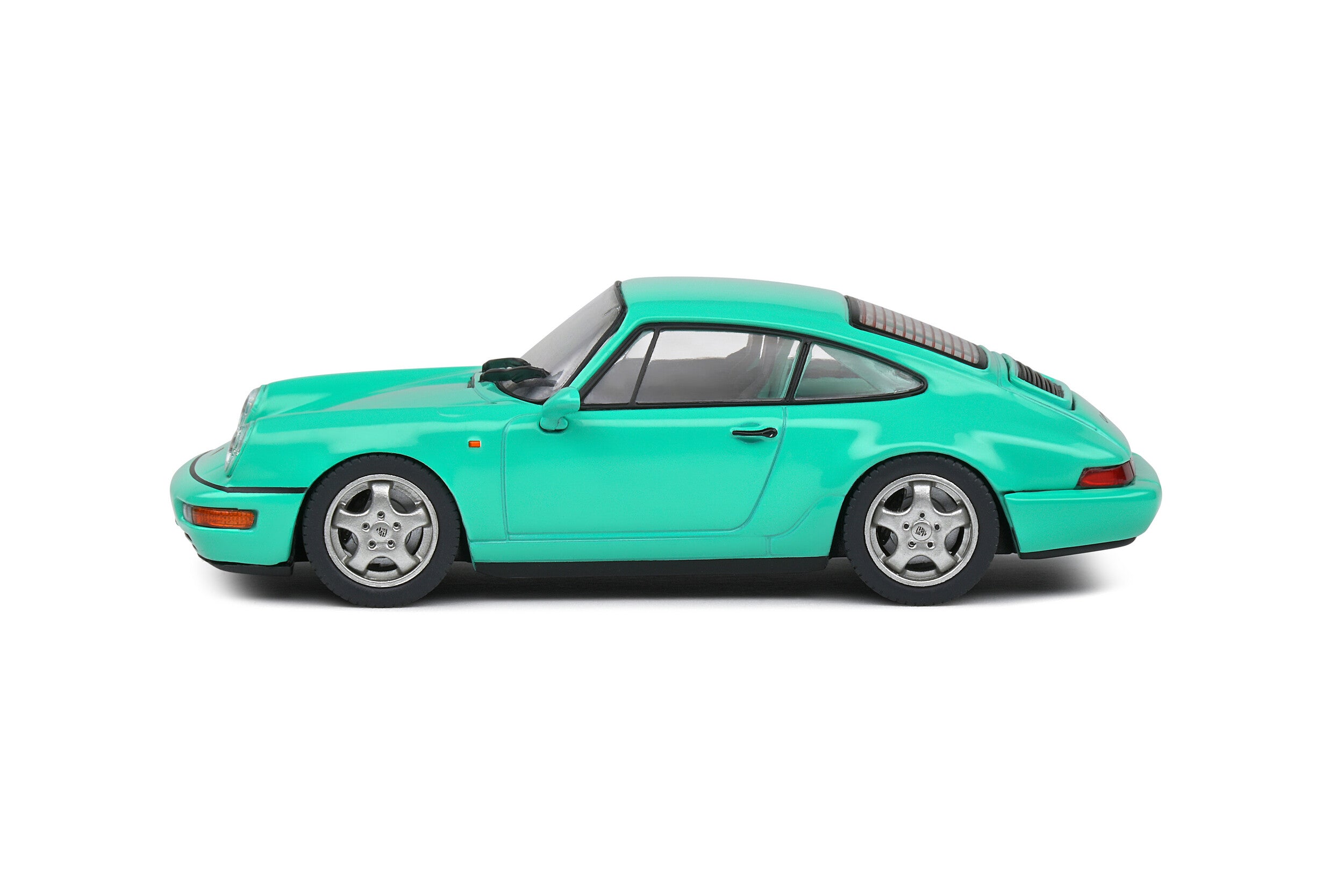 SOLIDO 1:43 Diecast, 1994 Porsche 911 (964) 3.6L RS CLUBSPORT, Mint Green - S4312903