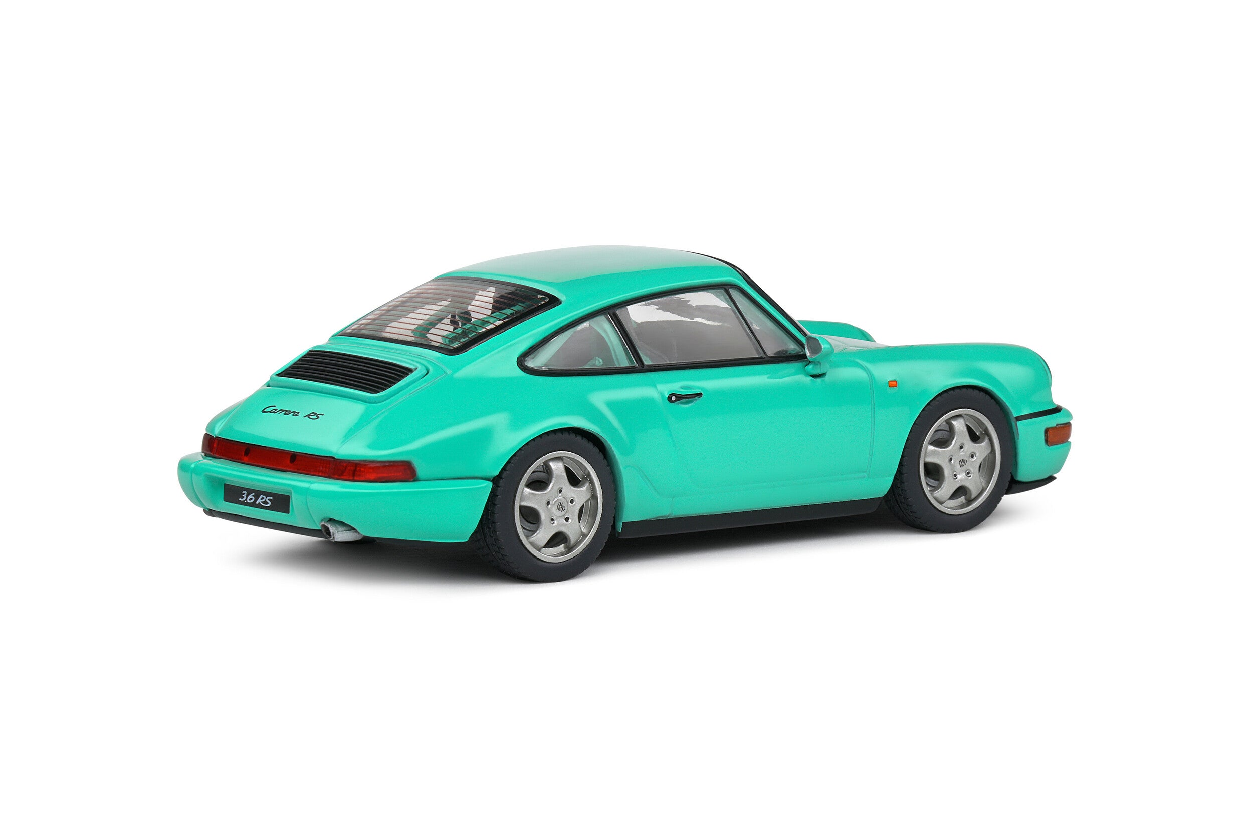 SOLIDO 1:43 Diecast, 1994 Porsche 911 (964) 3.6L RS CLUBSPORT, Mint Green - S4312903
