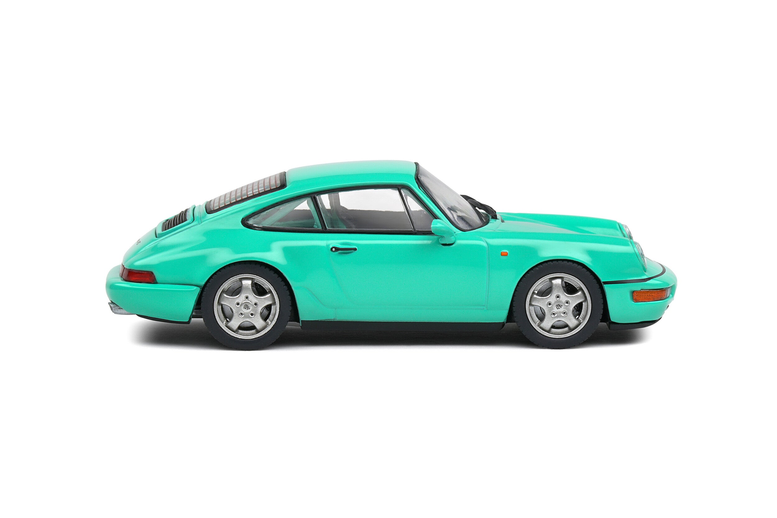 SOLIDO 1:43 Diecast, 1994 Porsche 911 (964) 3.6L RS CLUBSPORT, Mint Green - S4312903